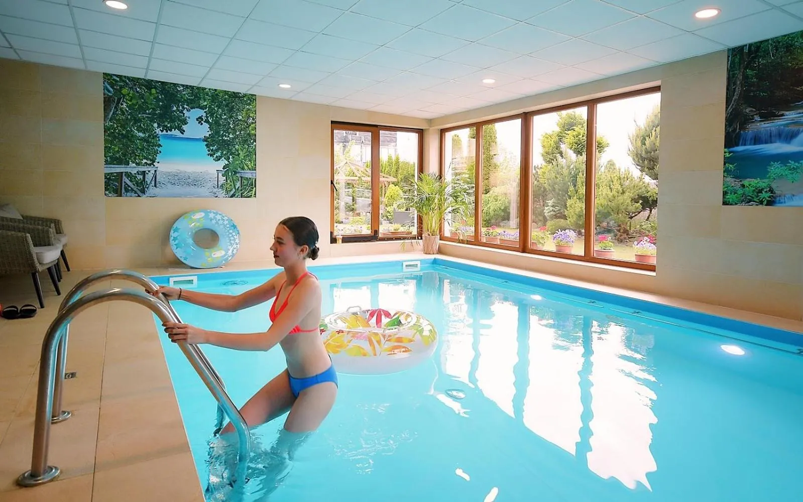 Pool view in Amberia