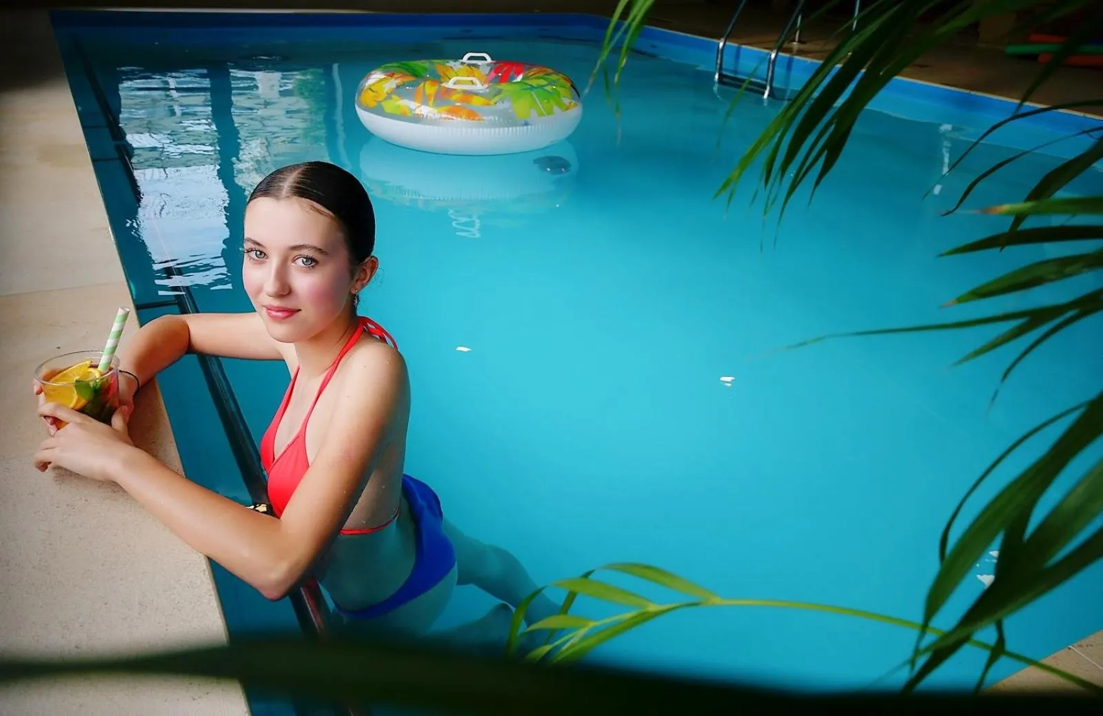 Pool view in Amberia
