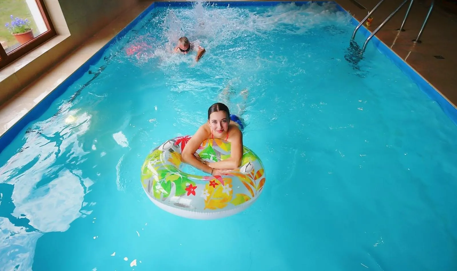 Pool view in Amberia