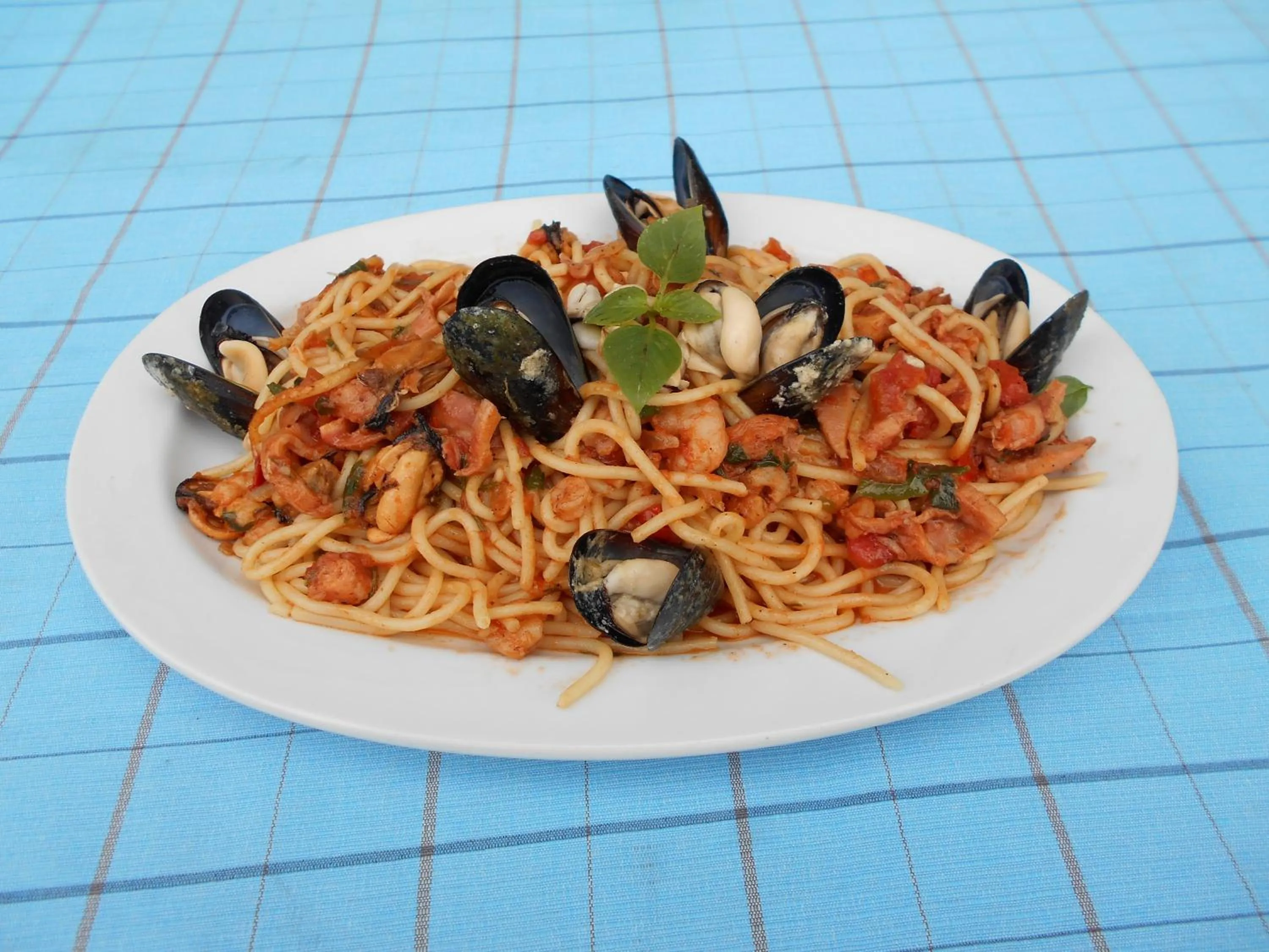 Food close-up in Olympic Hotel