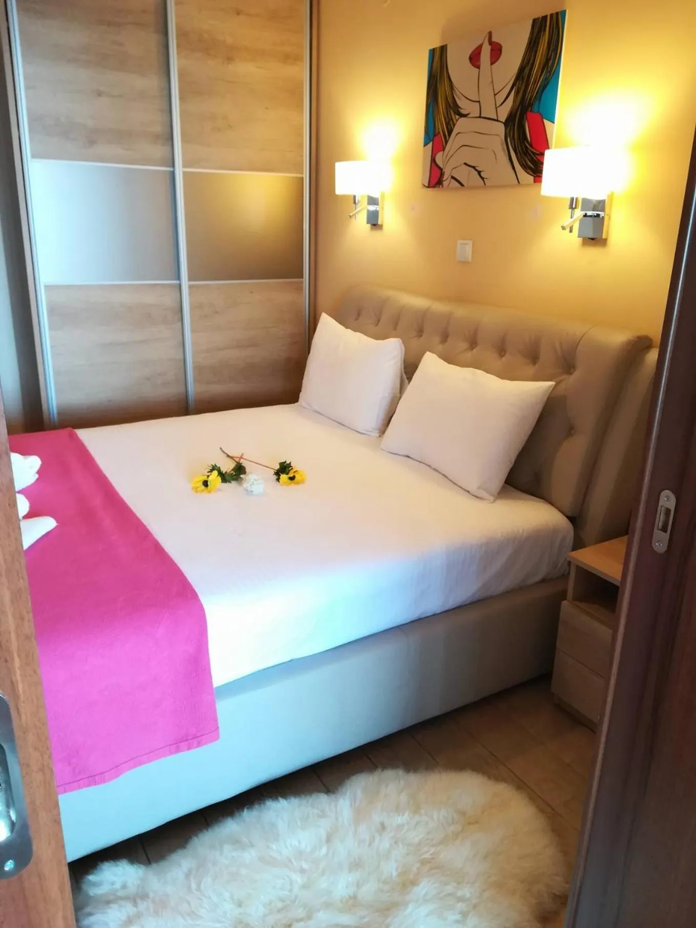 Bed in Olympic Hotel