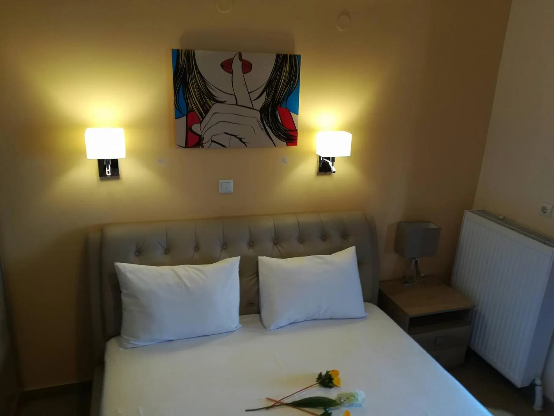 Bed in Olympic Hotel