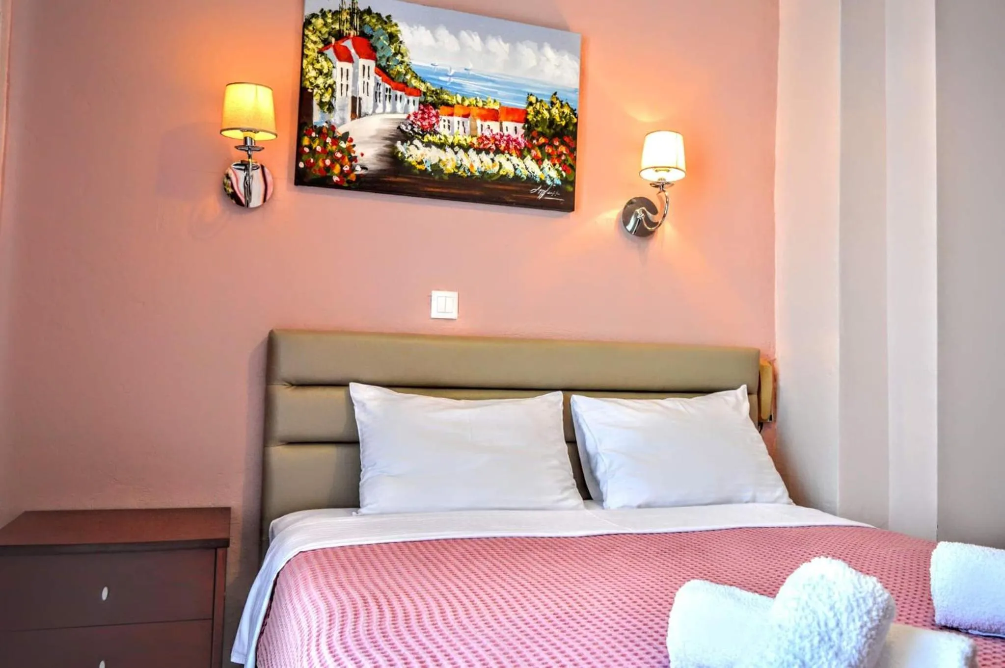 Bed in Olympic Hotel