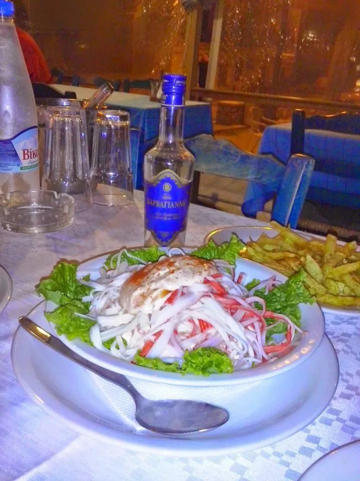 Food close-up in Olympic Hotel