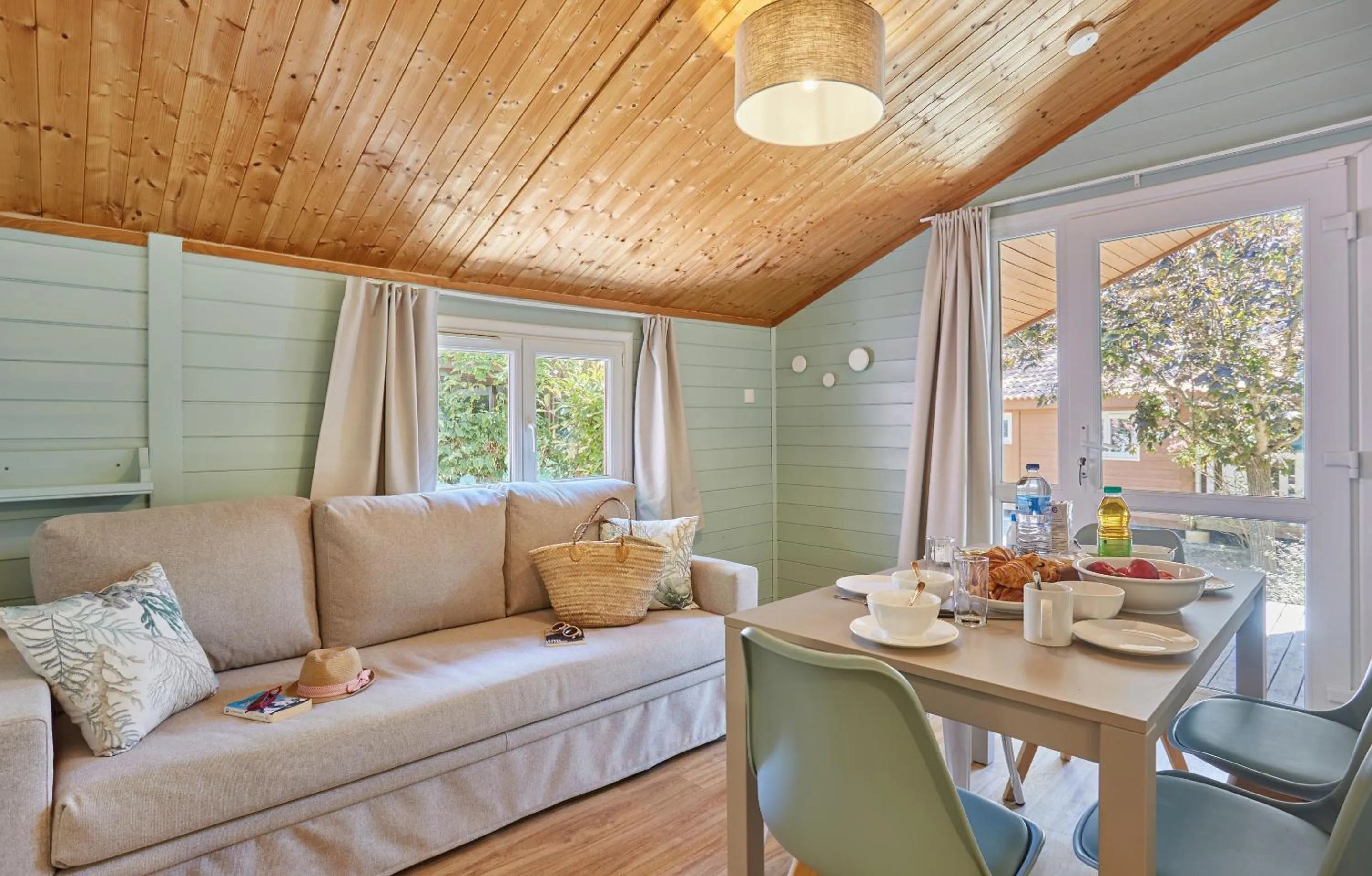 Seating area in Résidence Odalys Shangri-la