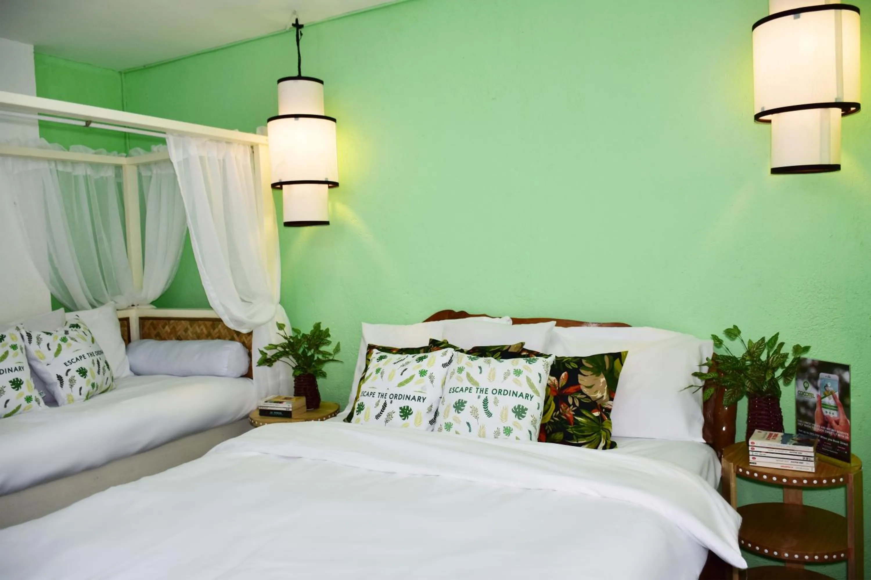 Bedroom, Bed in 8 Colors Penthouse Boracay Beach House Resort by Cocotel