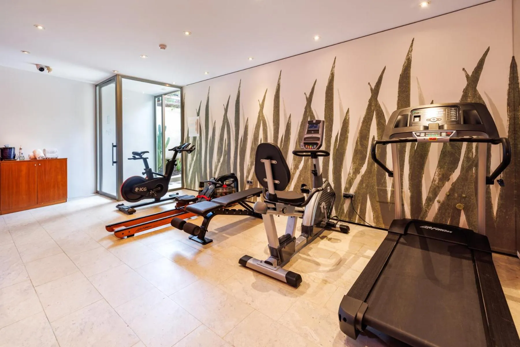 Fitness centre/facilities in Can Lluc Boutique Country Hotel & Villas, a member of Beyond Green