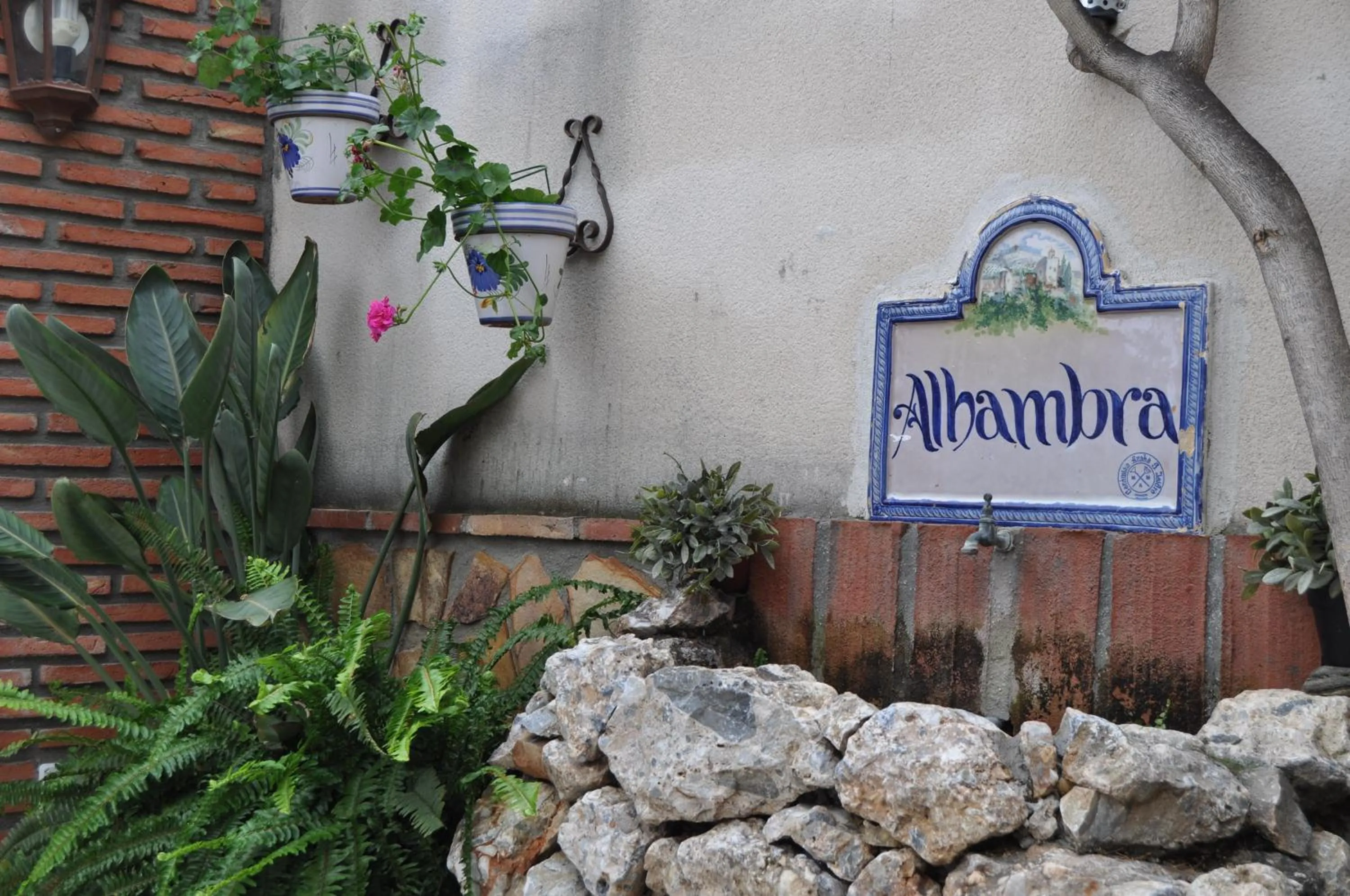 Garden in Welcome Inn Nerja guest house Luxury Bed & Breakfast