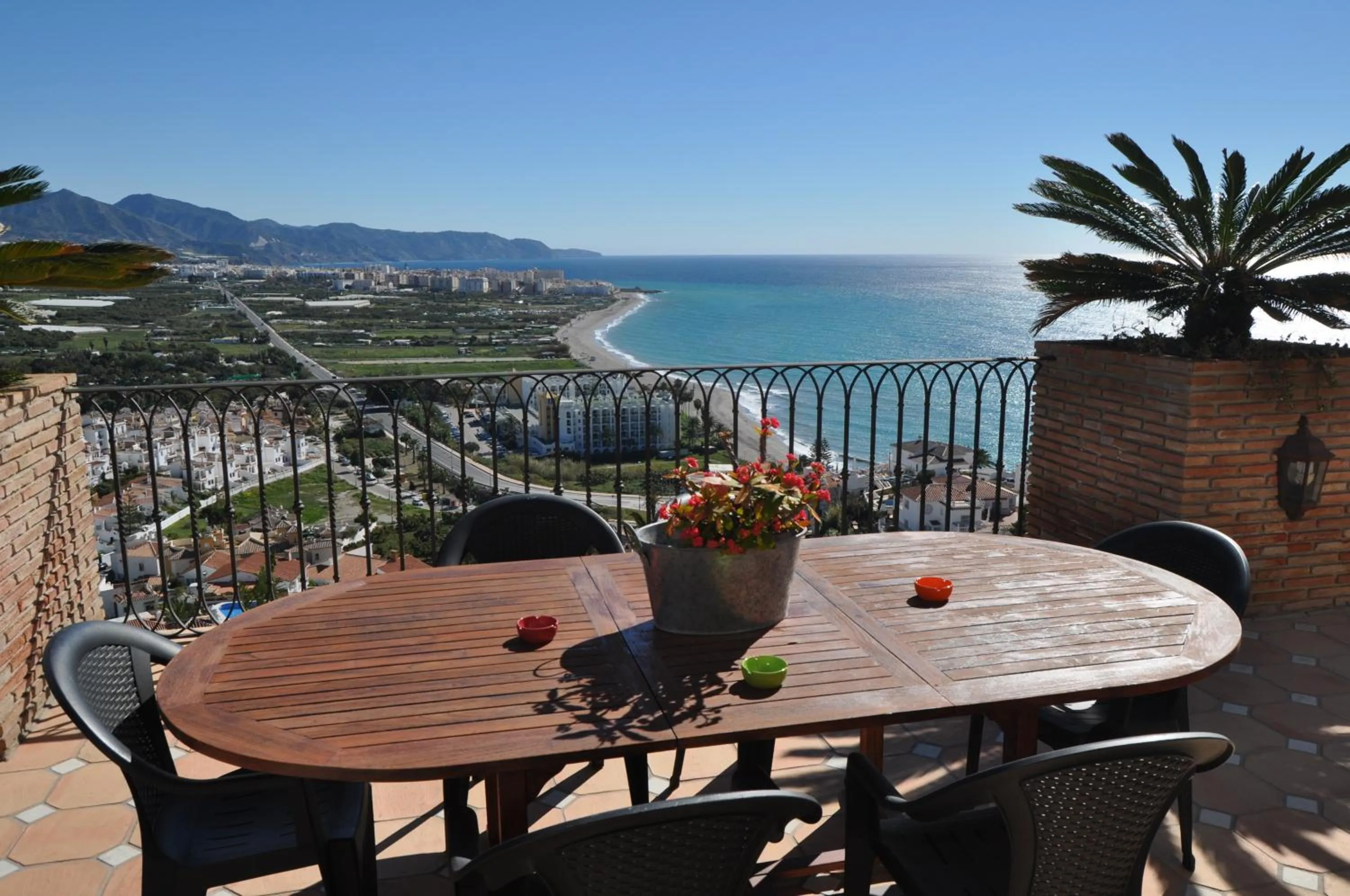 Balcony/Terrace in Welcome Inn Nerja guest house Luxury Bed & Breakfast