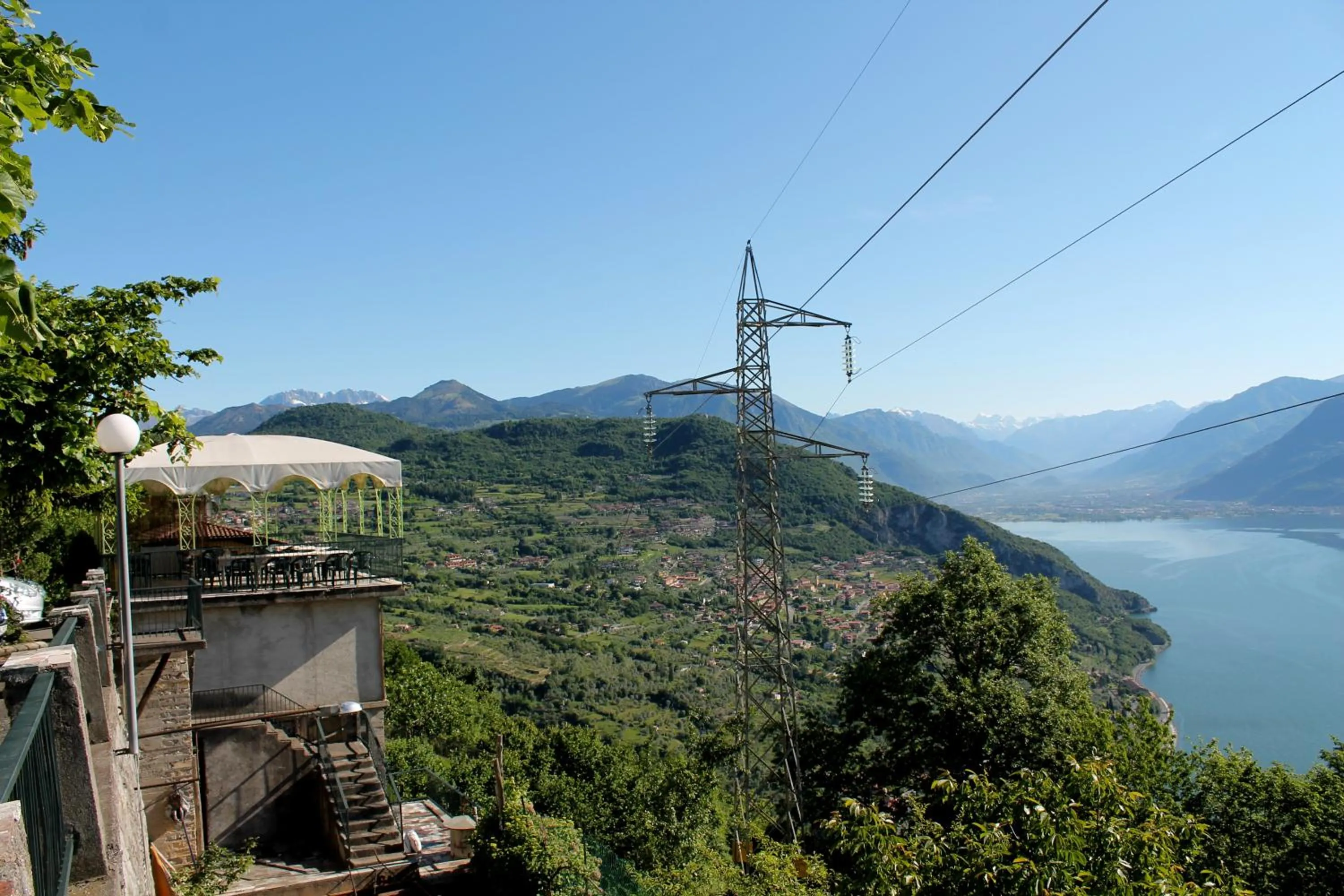 Patio in Hotel Poggio d'Oro