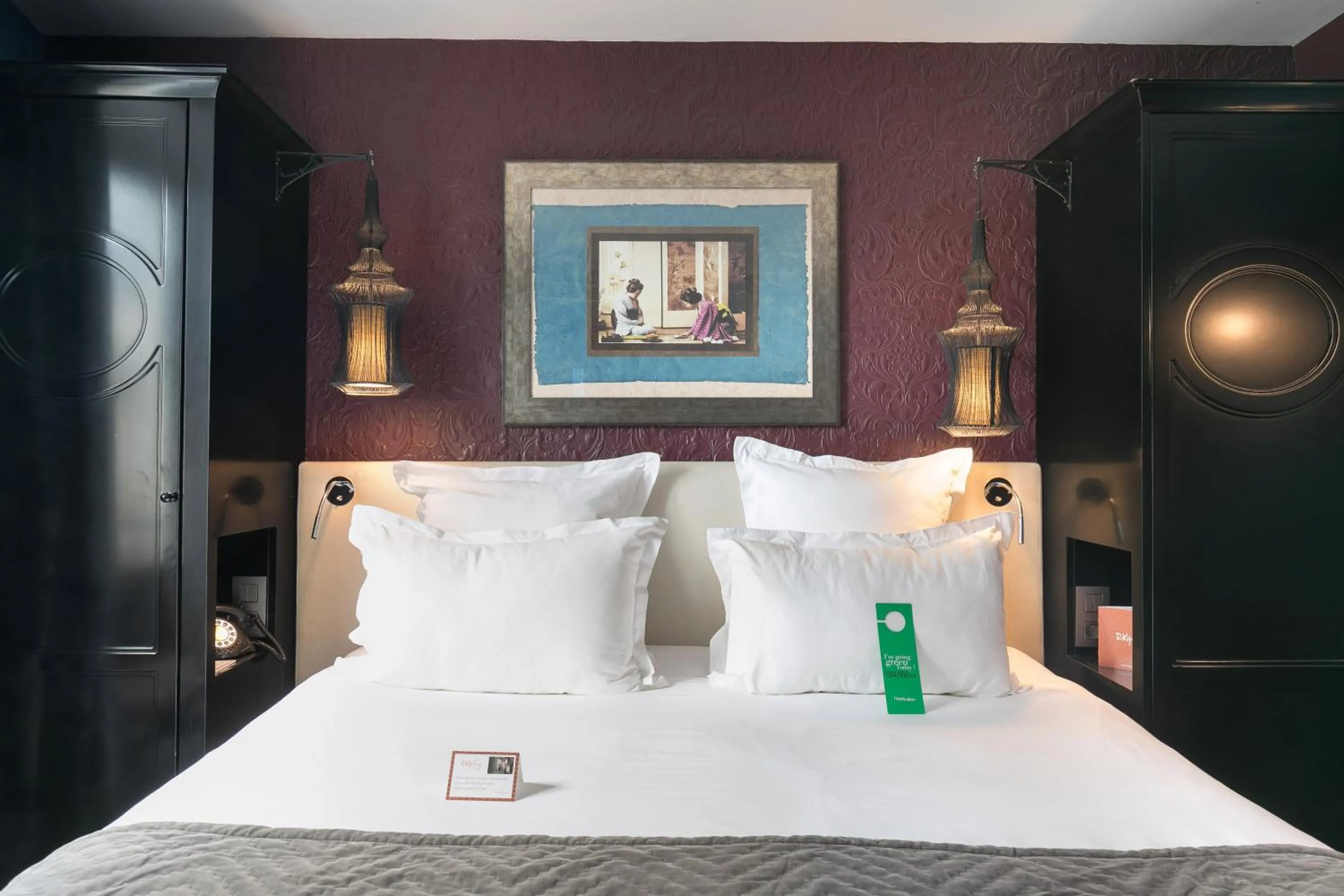 Bedroom, Bed in R. Kipling by Happyculture