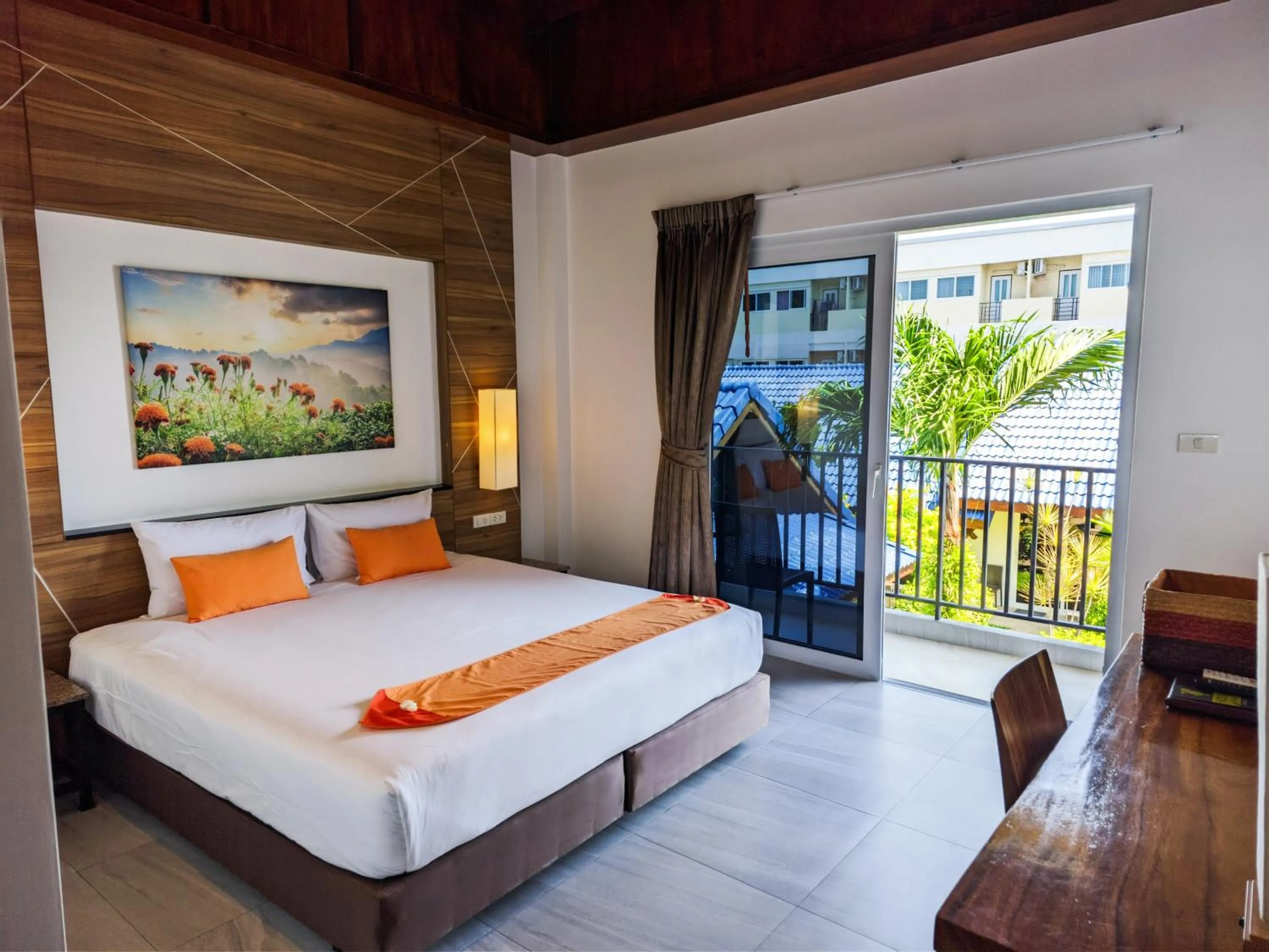 View (from property/room), Bed in Phuket Airport Hotel - SHA Extra Plus