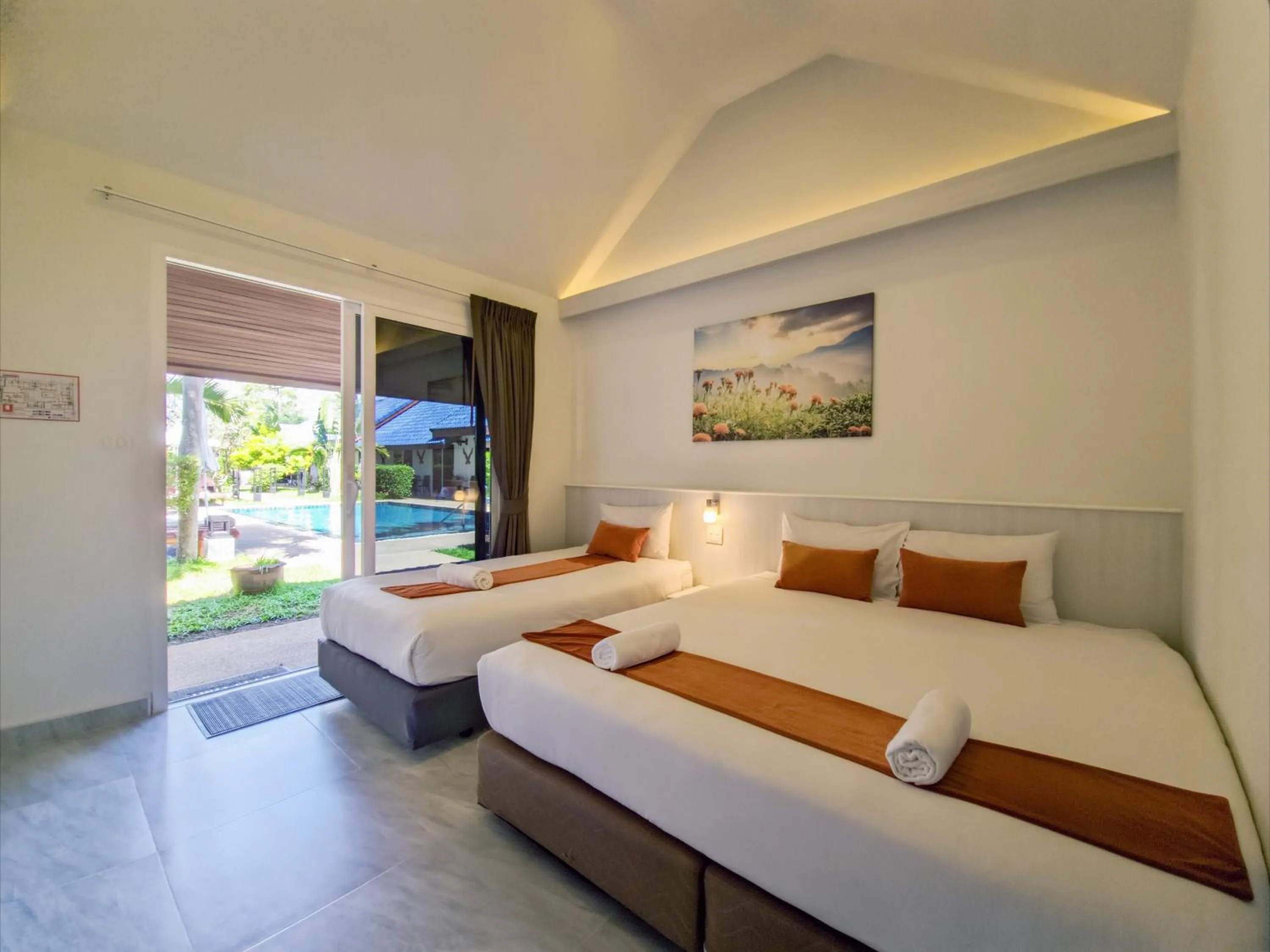 View (from property/room), Bed in Phuket Airport Hotel - SHA Extra Plus