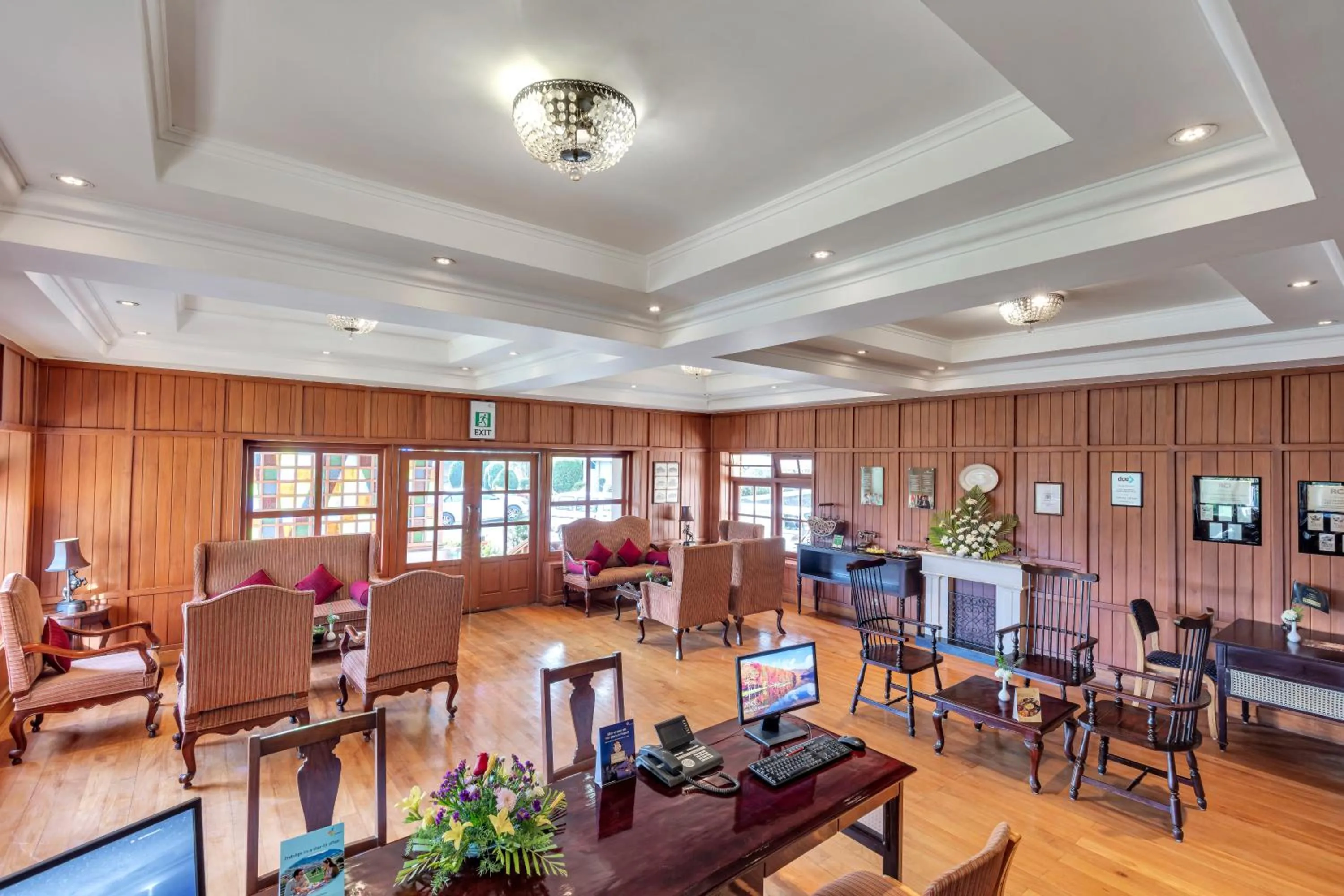 Lobby or reception in Club Mahindra Derby Green, Ooty