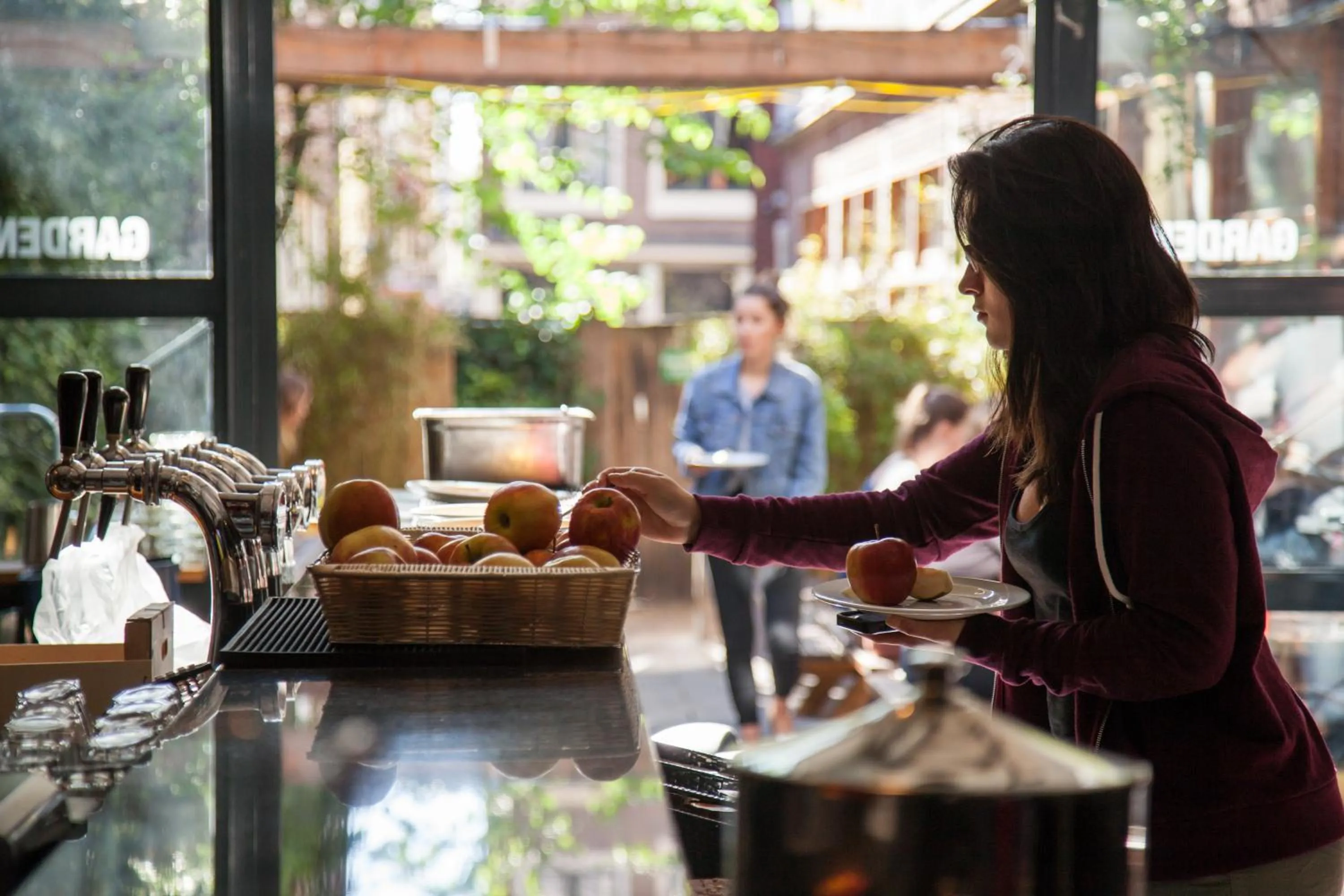 Breakfast in St Christopher's Inn Amsterdam - The Winston