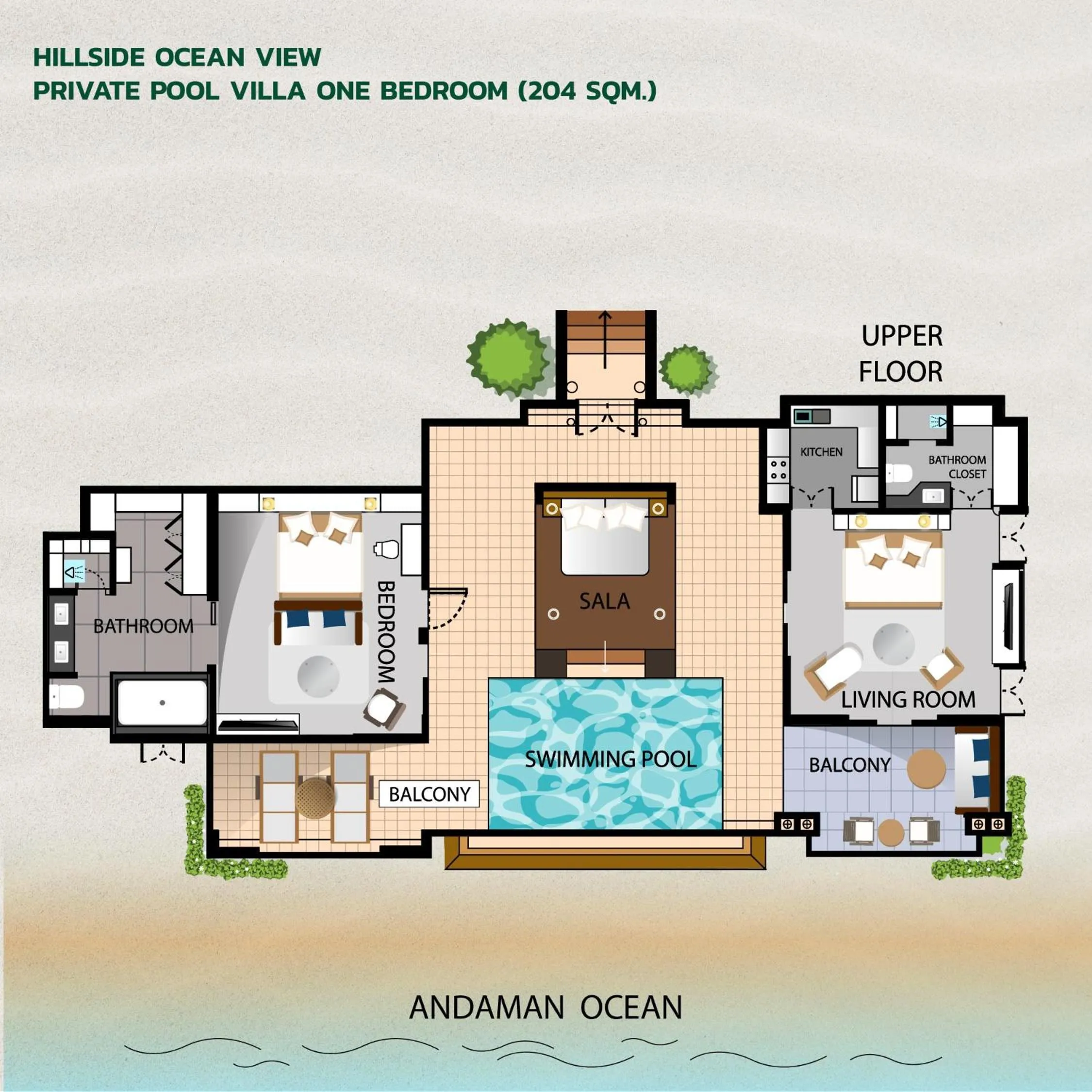 Floor plan in Pimalai Resort & Spa