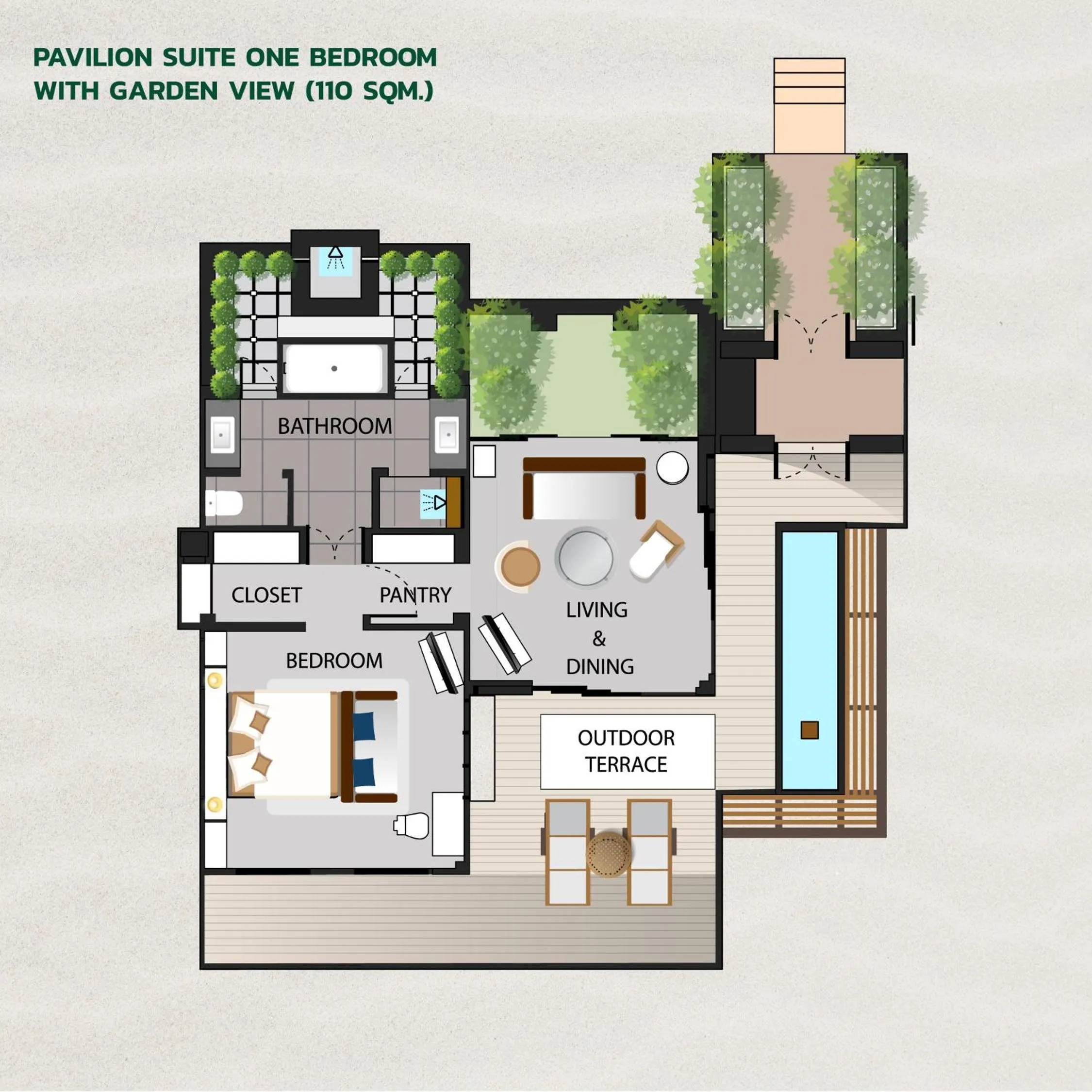 Floor plan in Pimalai Resort & Spa