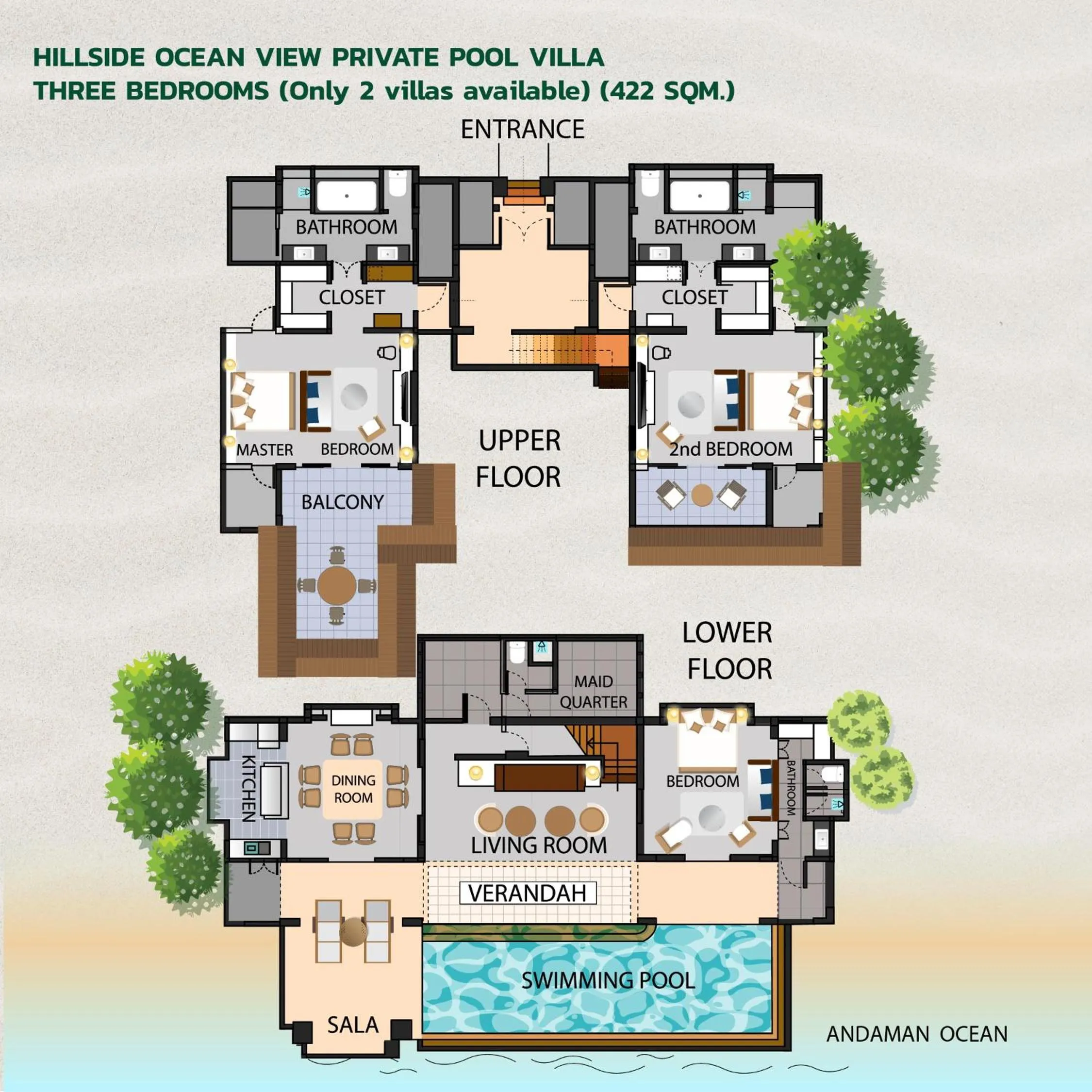 Floor plan in Pimalai Resort & Spa