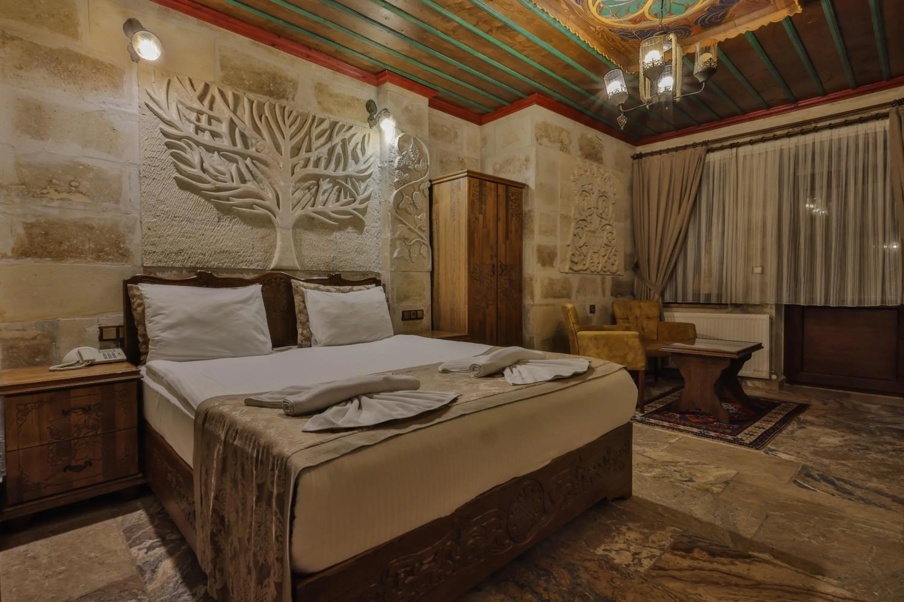 Photo of the whole room, Bed in Feel Cappadocia Stone House
