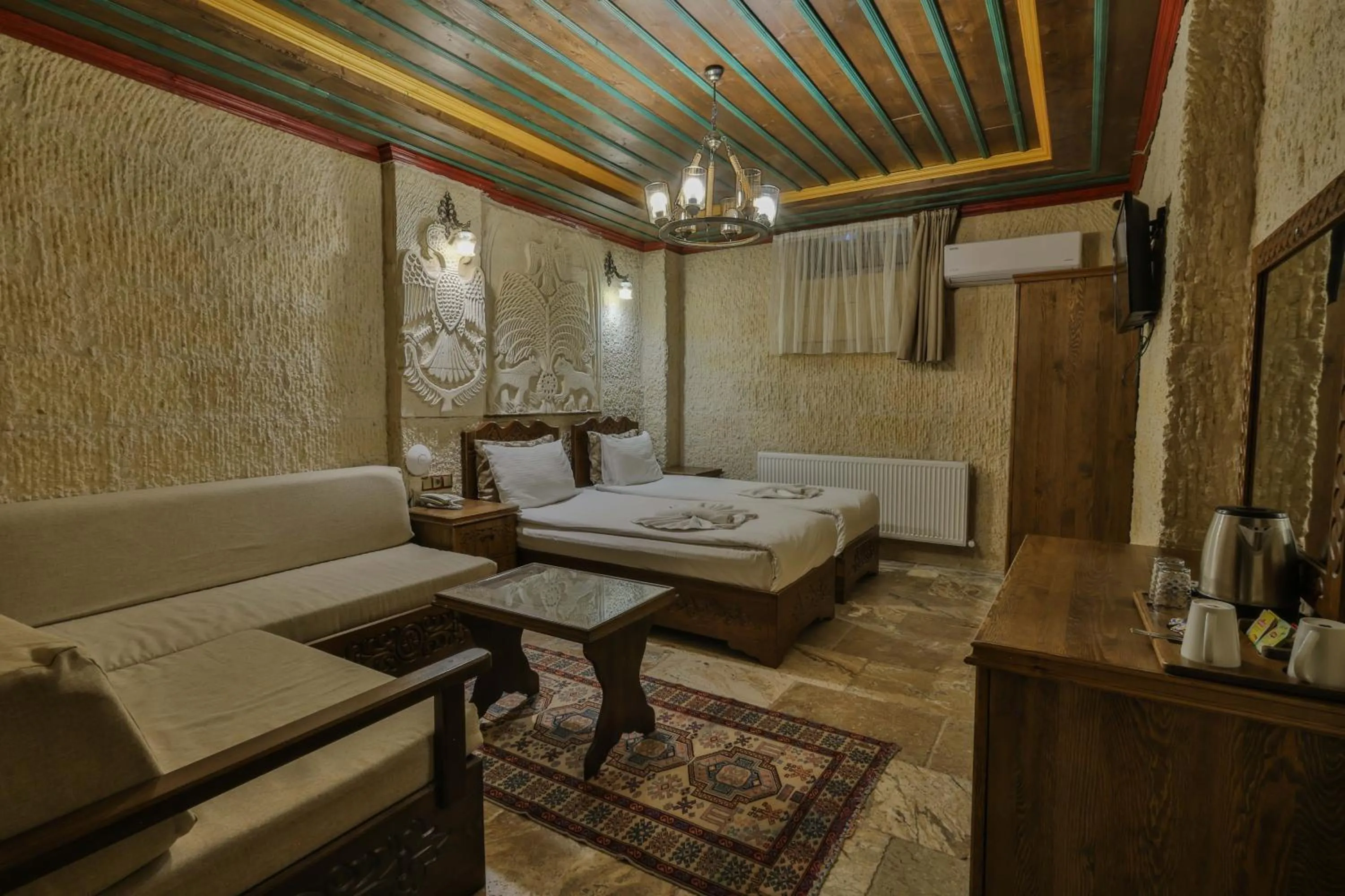 Photo of the whole room, Bed in Feel Cappadocia Stone House