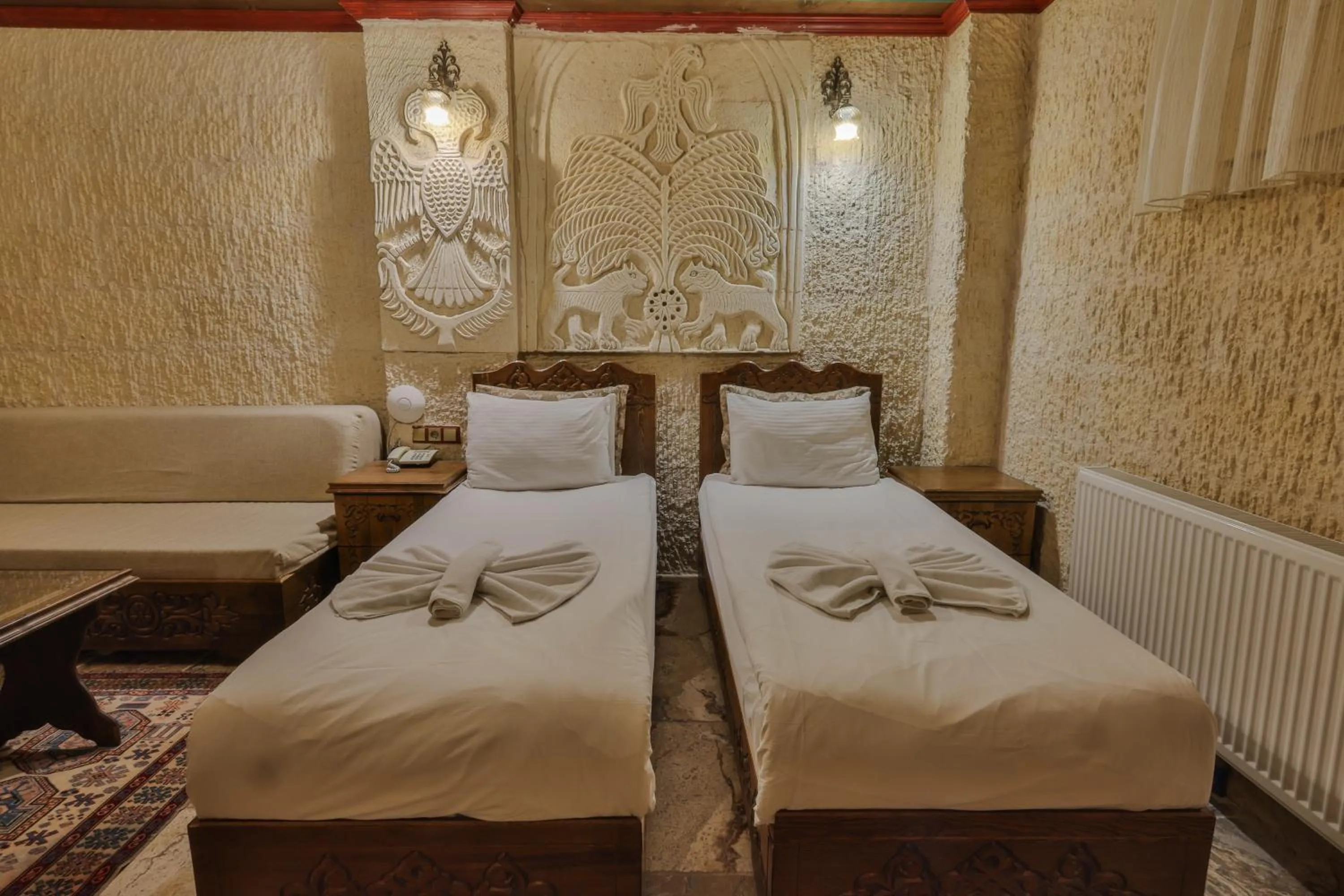 Bed in Feel Cappadocia Stone House