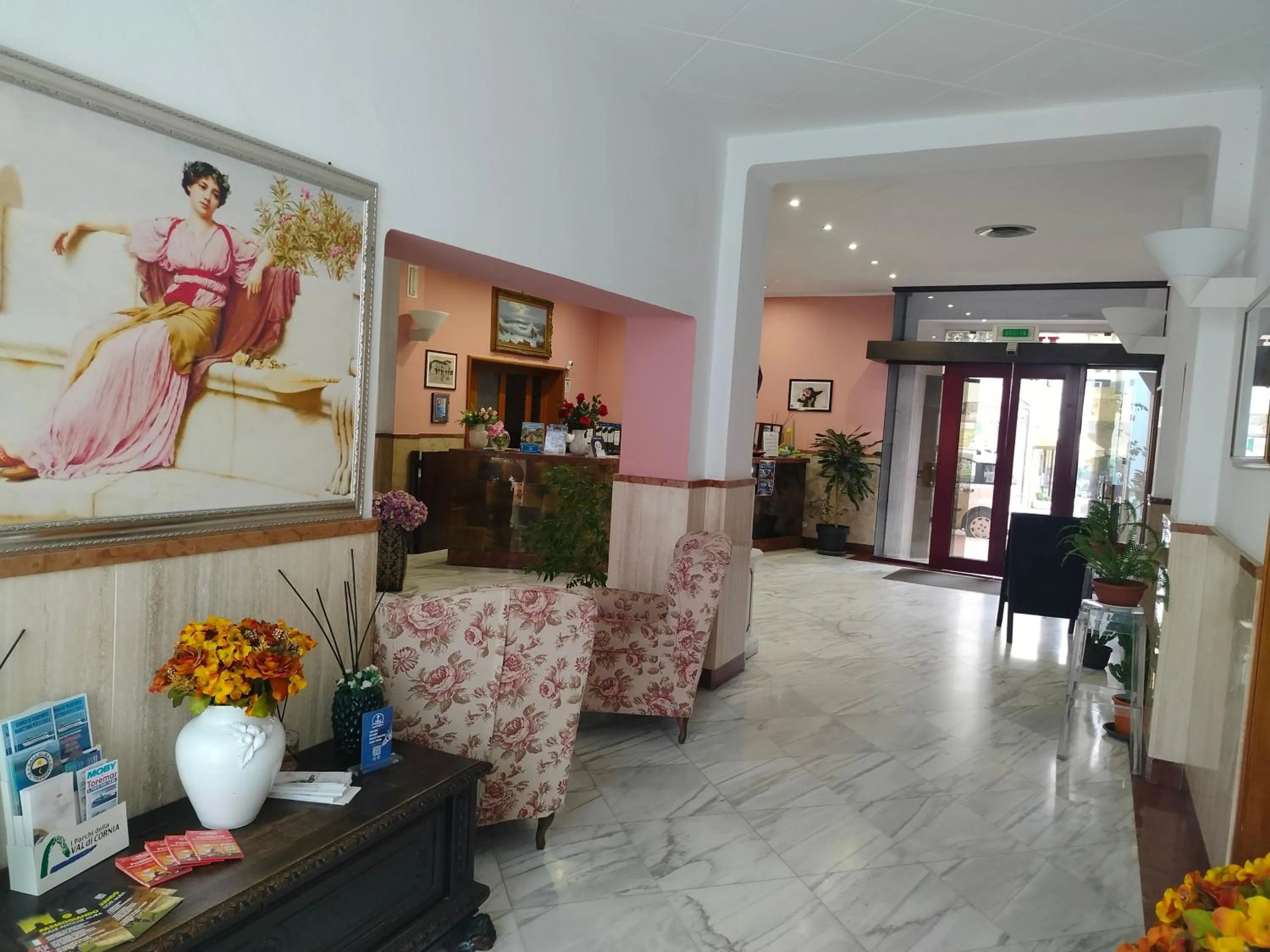 Lobby or reception in Hotel Centrale