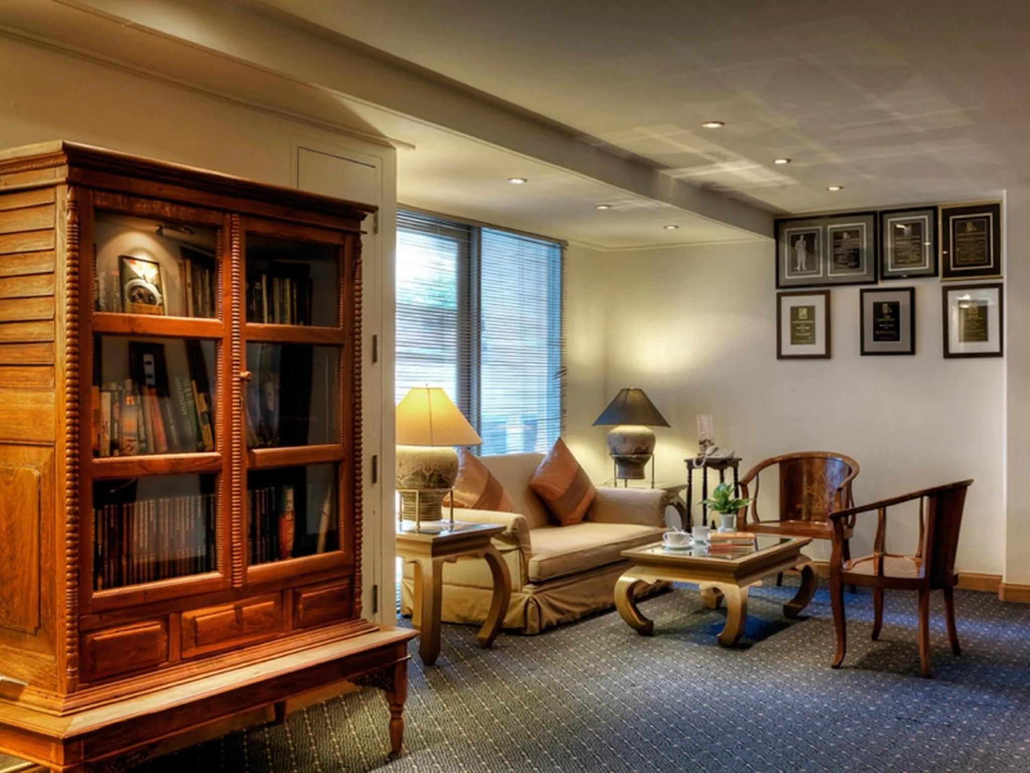 Library in Le Siam Hotel Silom Bangkok by PCL