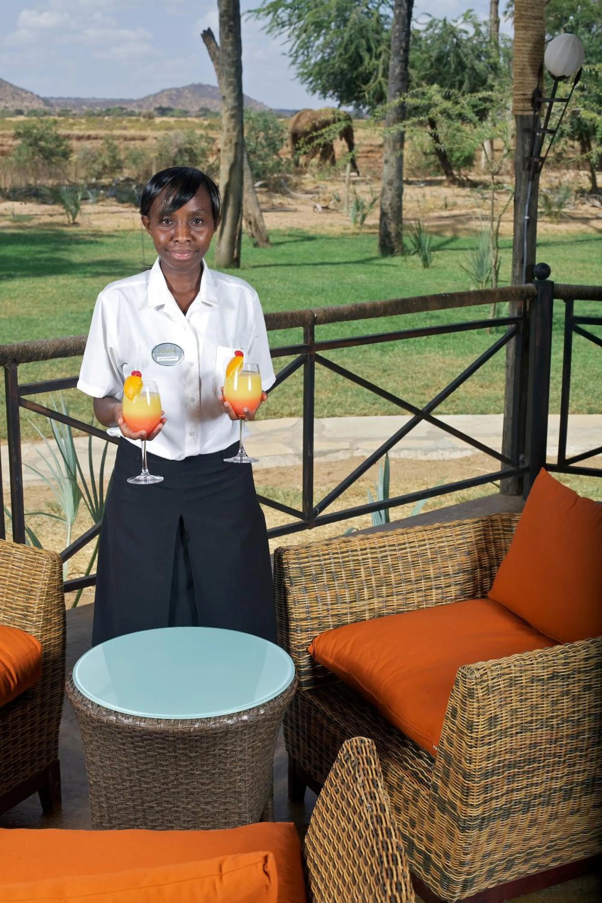 Drinks in Ashnil Samburu Camp