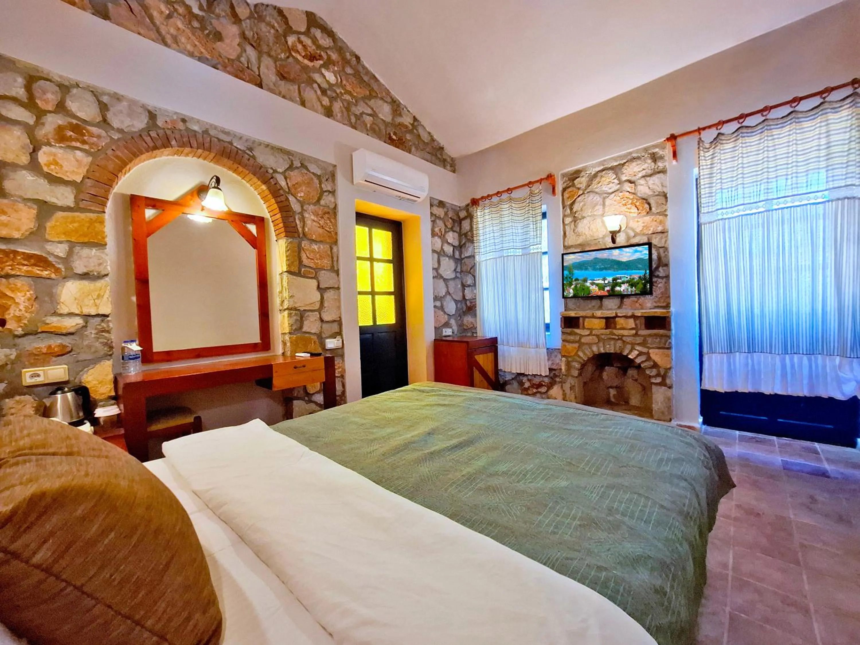 Bed in Symbola Oludeniz Beach Hotel