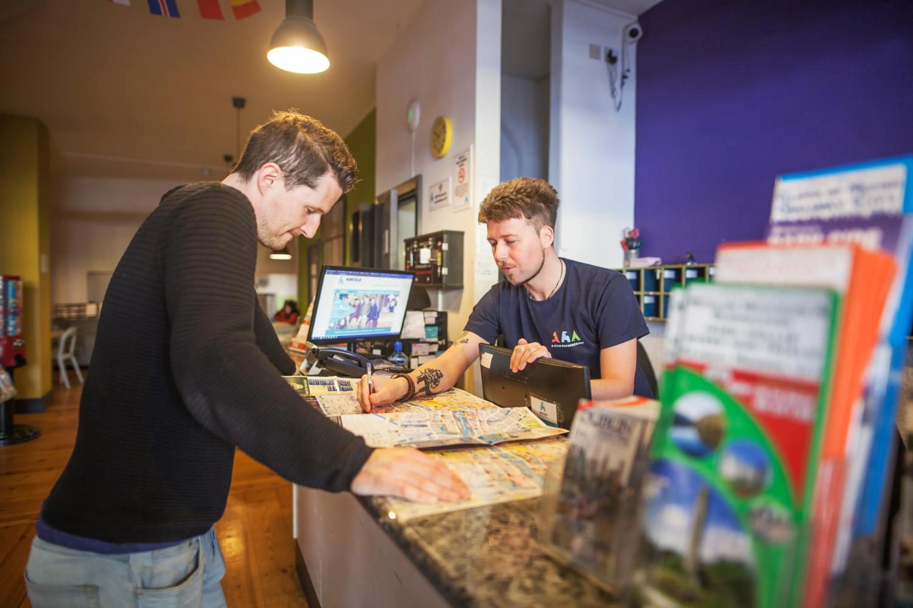 Lobby or reception in Ashfield Hostel