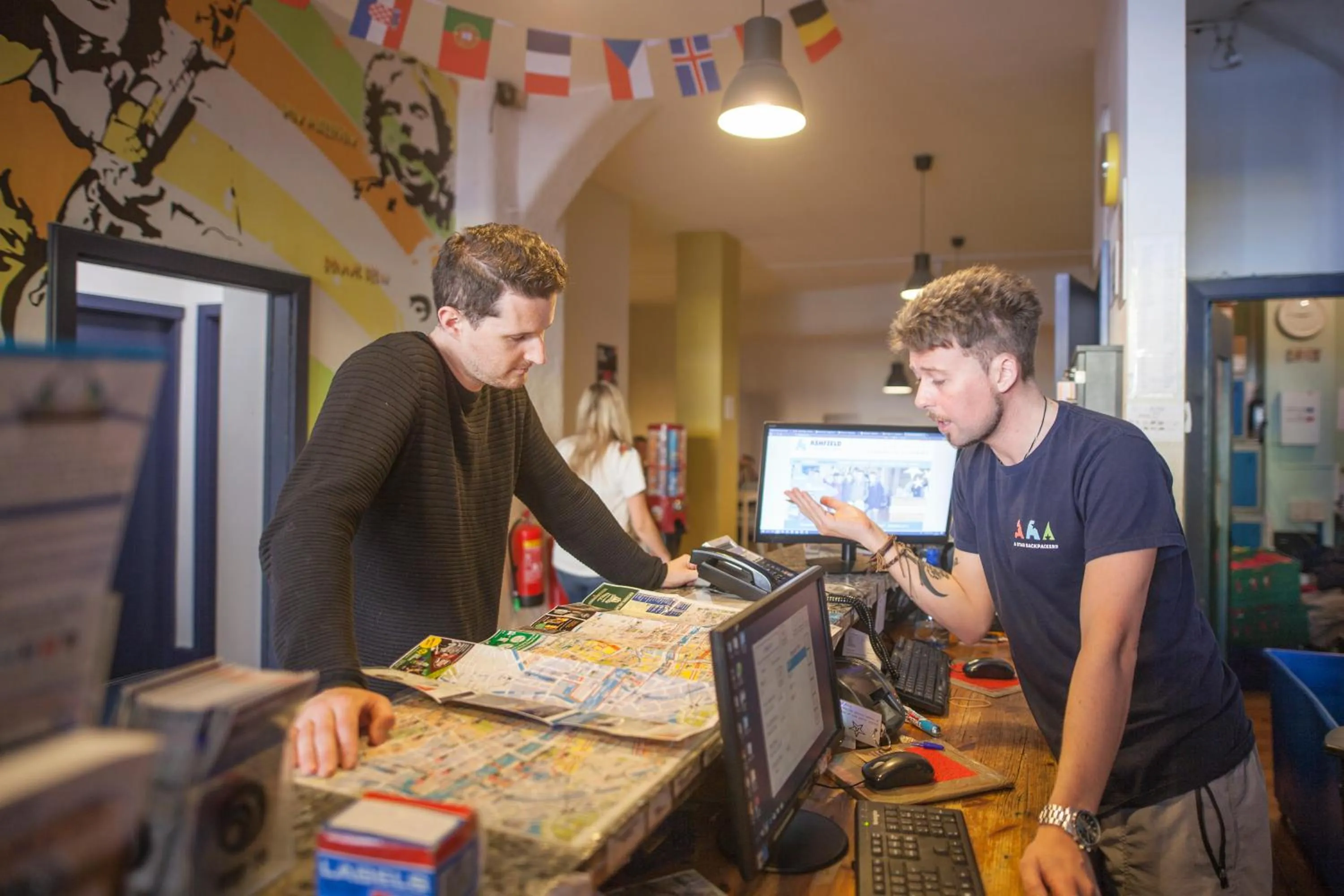 Lobby or reception in Ashfield Hostel