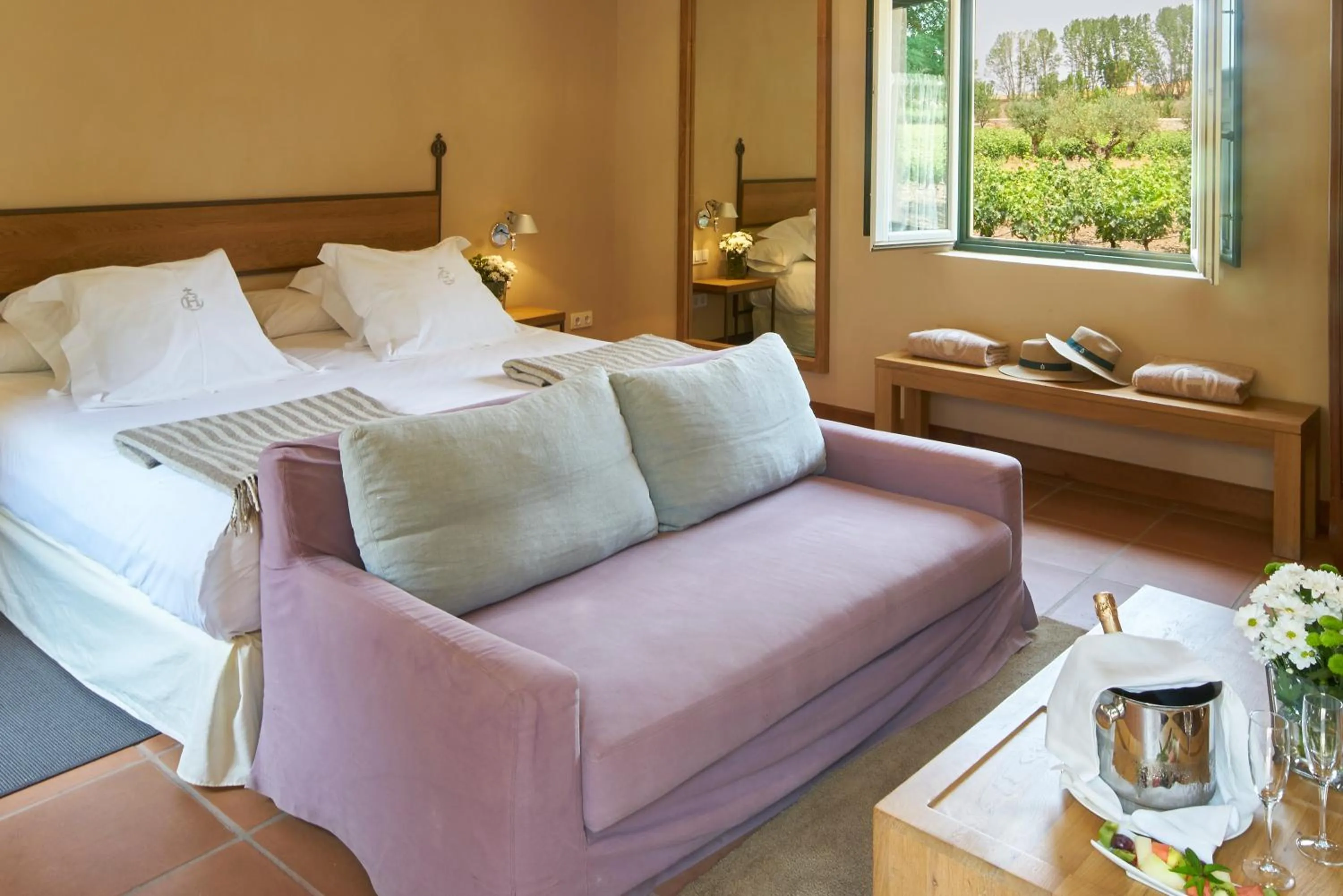 Bedroom, Bed in Hacienda Zorita Wine Hotel & Spa - Small Luxury Hotels