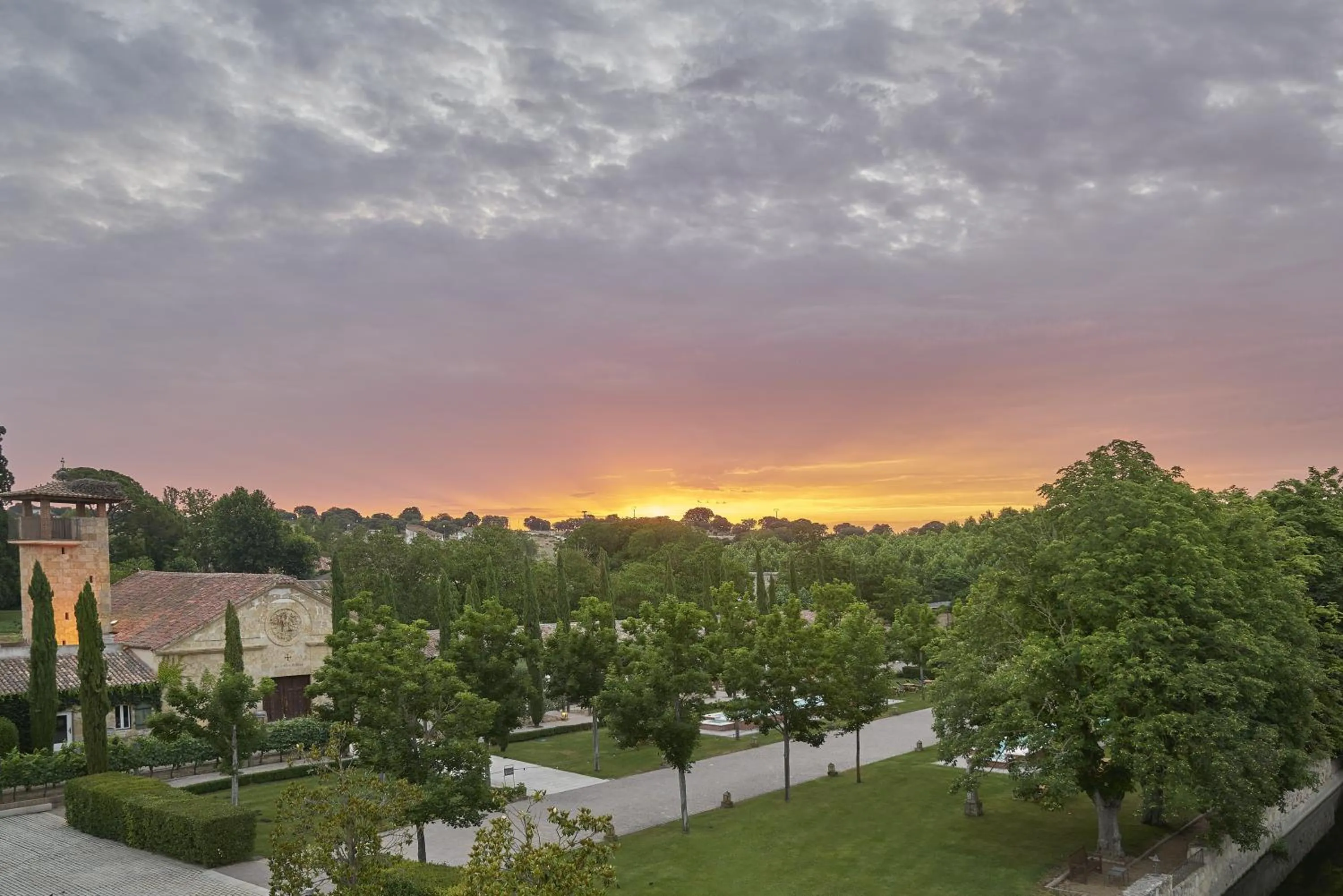 Sunset in Hacienda Zorita Wine Hotel & Spa - Small Luxury Hotels
