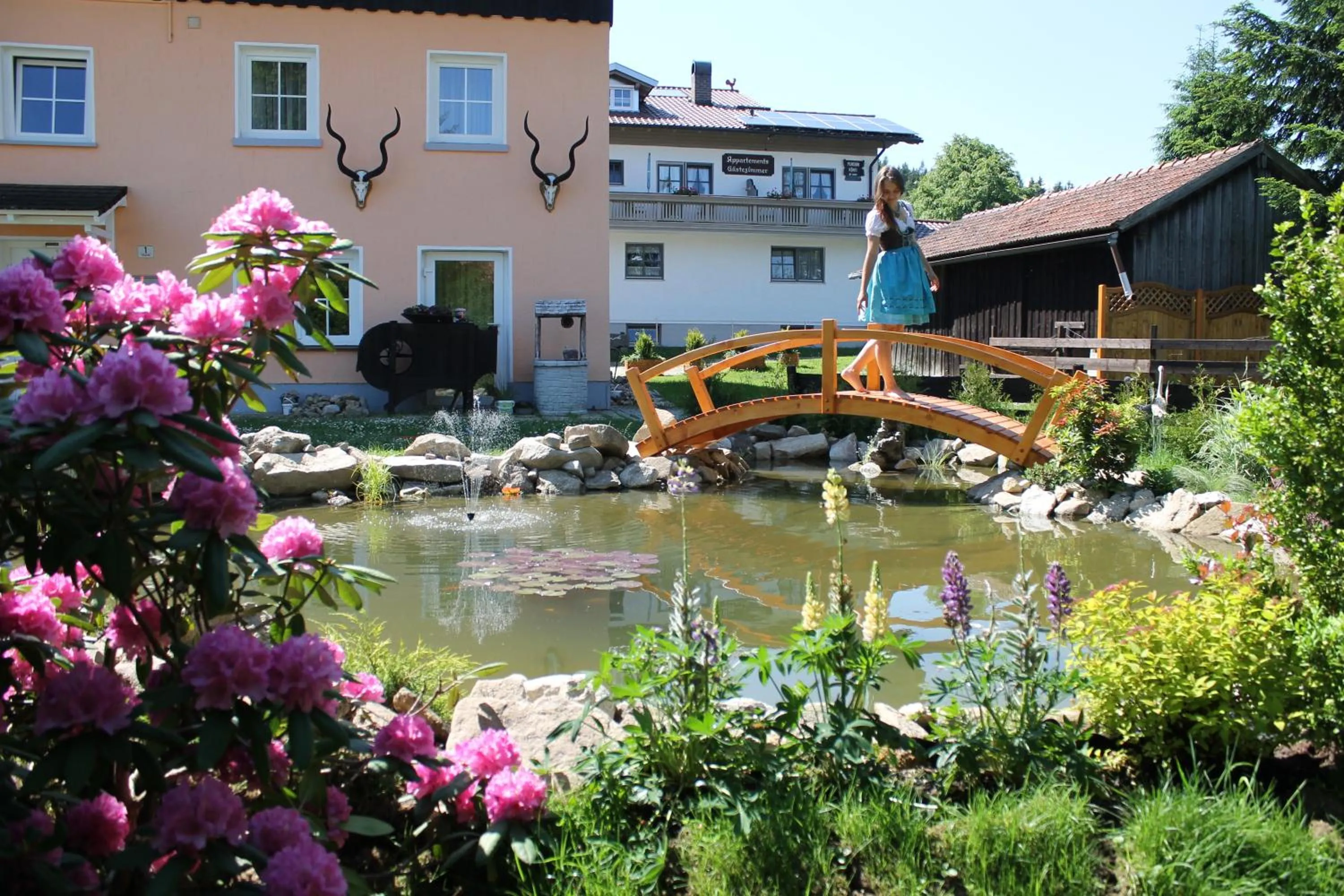 Garden in Hotel Schäfflerhof