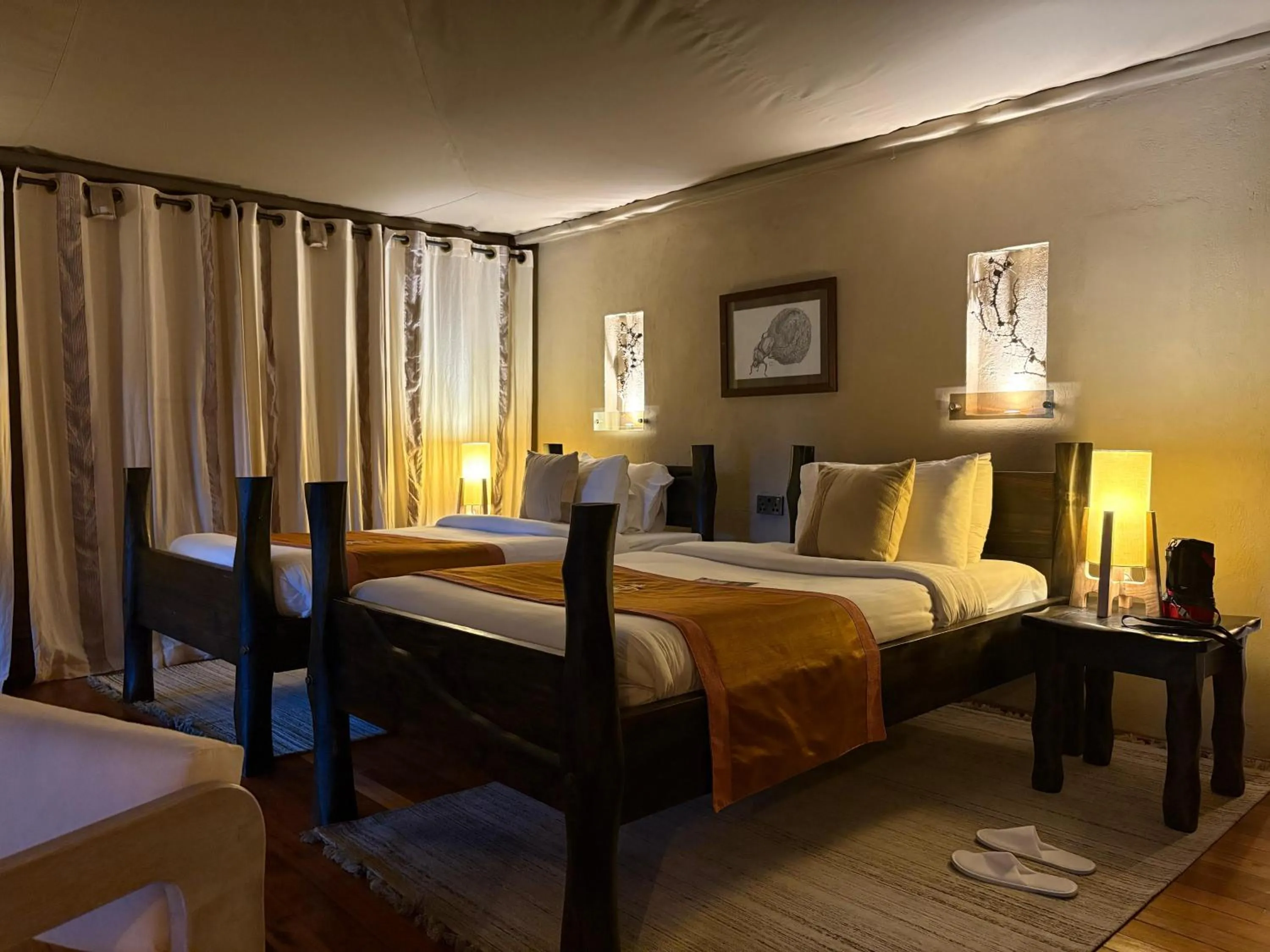 Bed in Ashnil Mara Camp