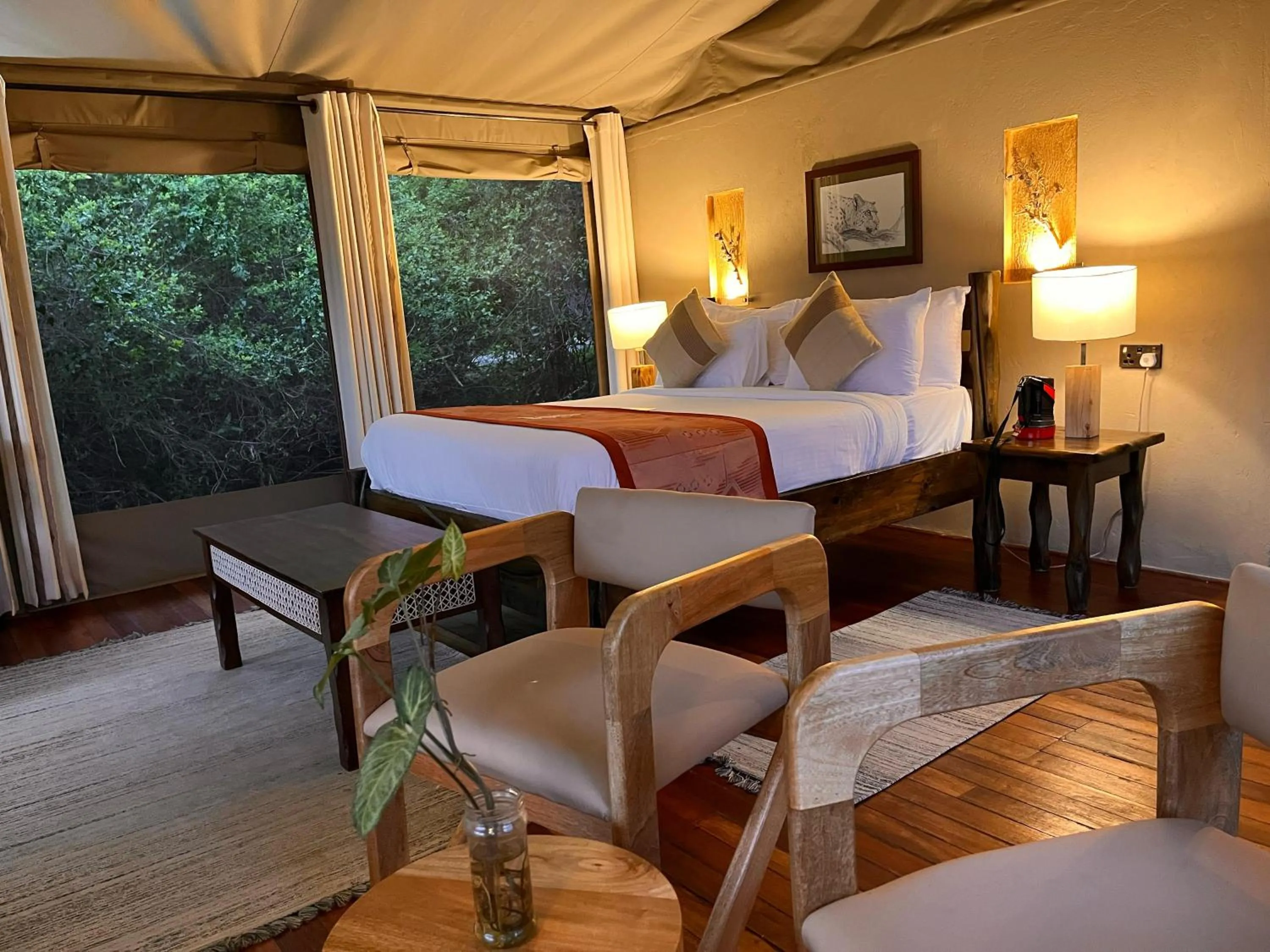 Bed in Ashnil Mara Camp