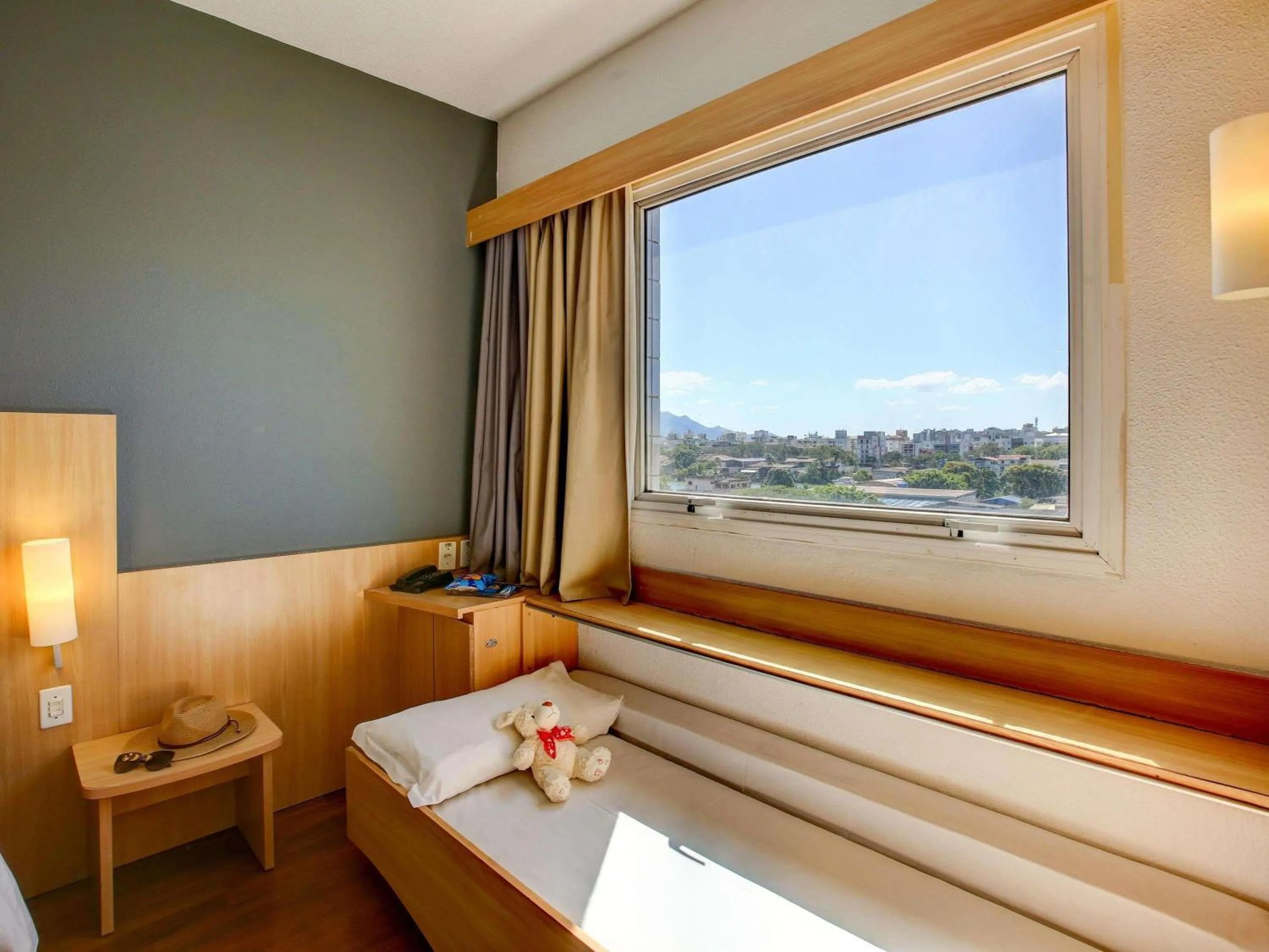 Bedroom in ibis Vitoria Praia do Canto