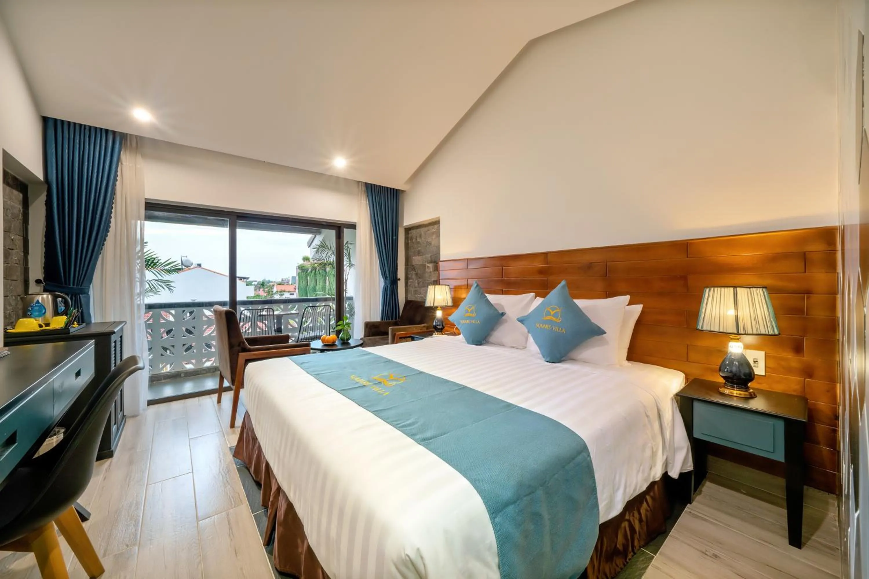 Bedroom, Bed in Square Villa Hoi An