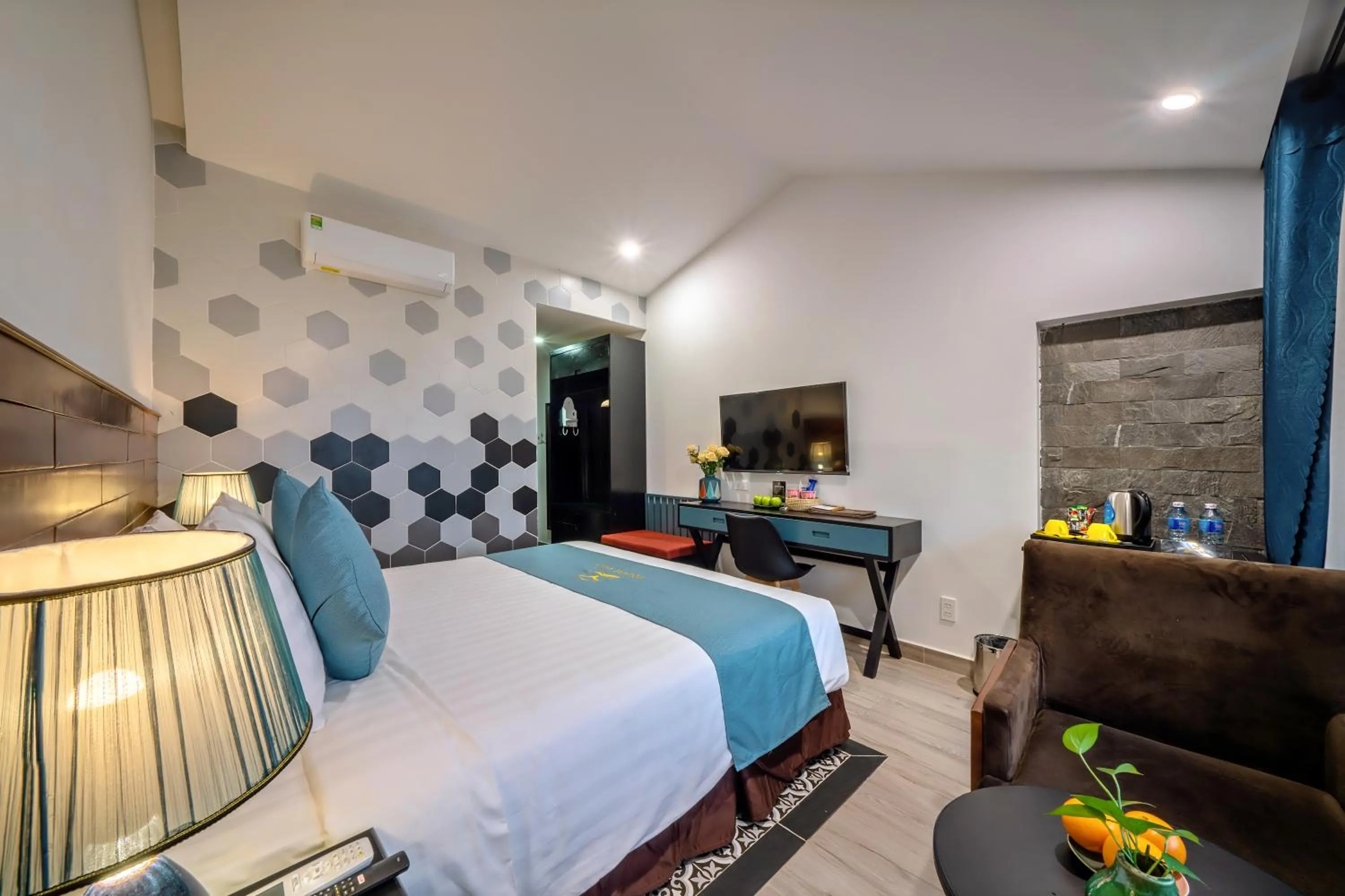 Bedroom, Bed in Square Villa Hoi An