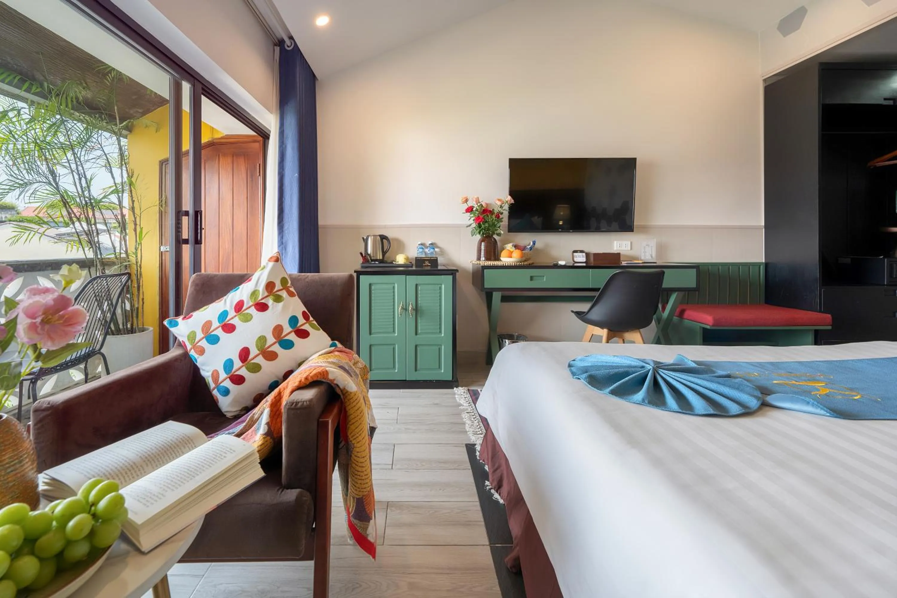 Bed in Square Villa Hoi An