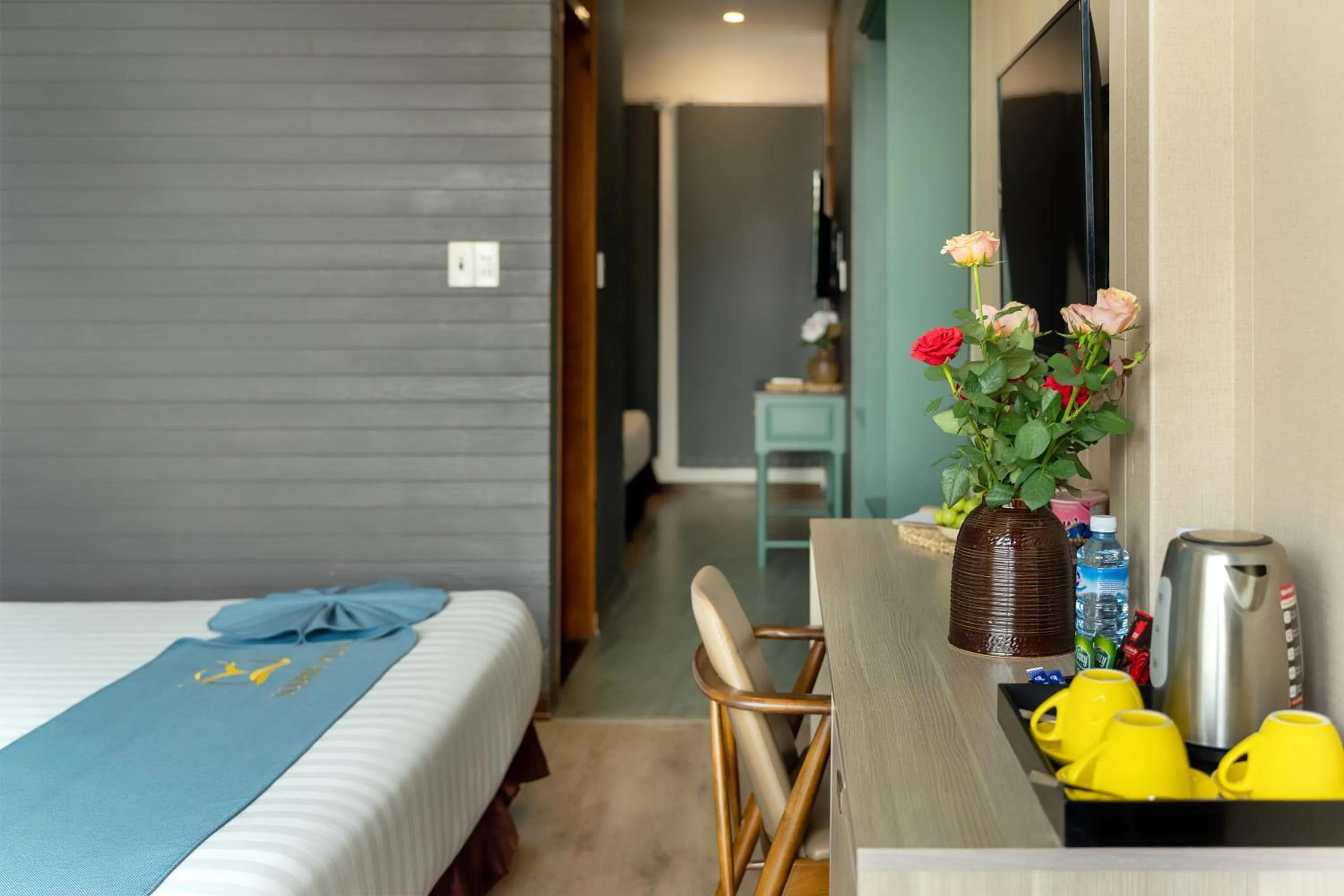 Bed in Square Villa Hoi An