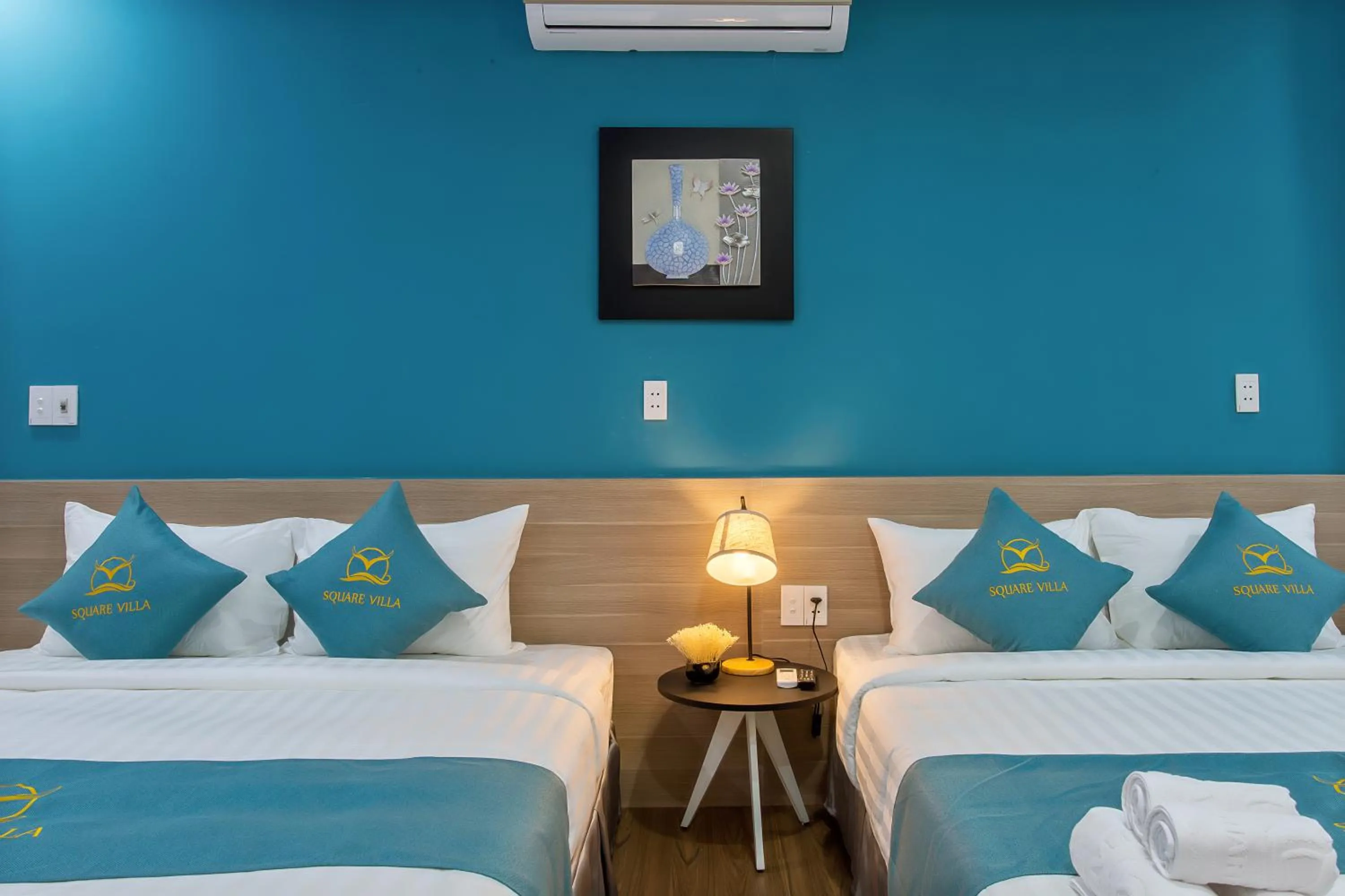 Bed in Square Villa Hoi An