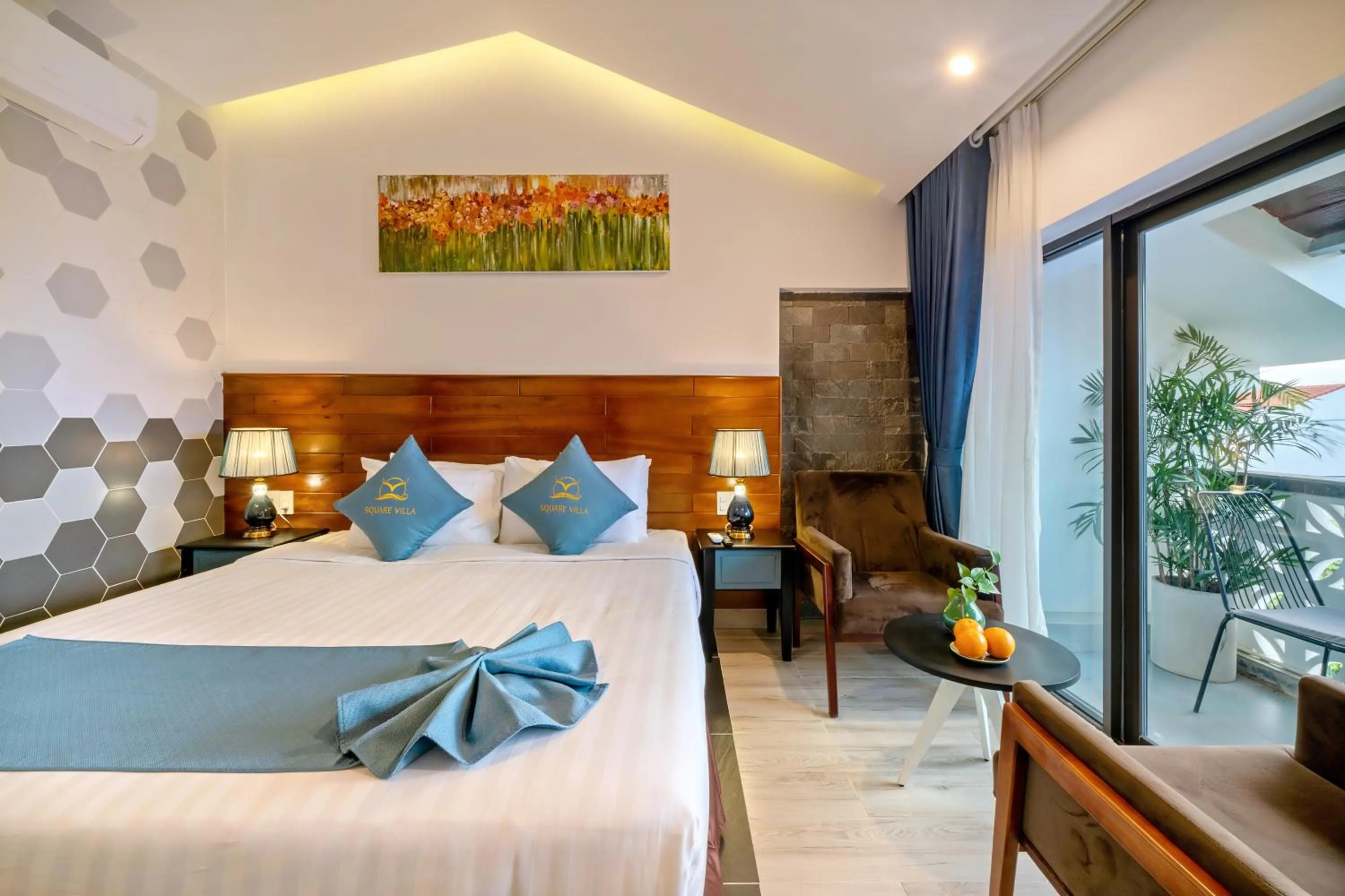 Bedroom, Bed in Square Villa Hoi An