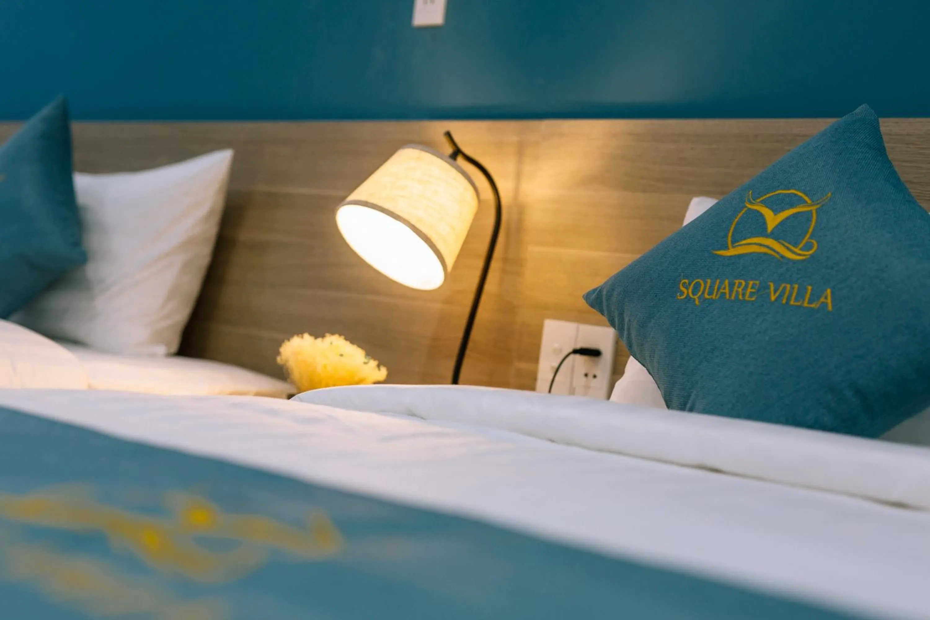 Decorative detail, Bed in Square Villa Hoi An