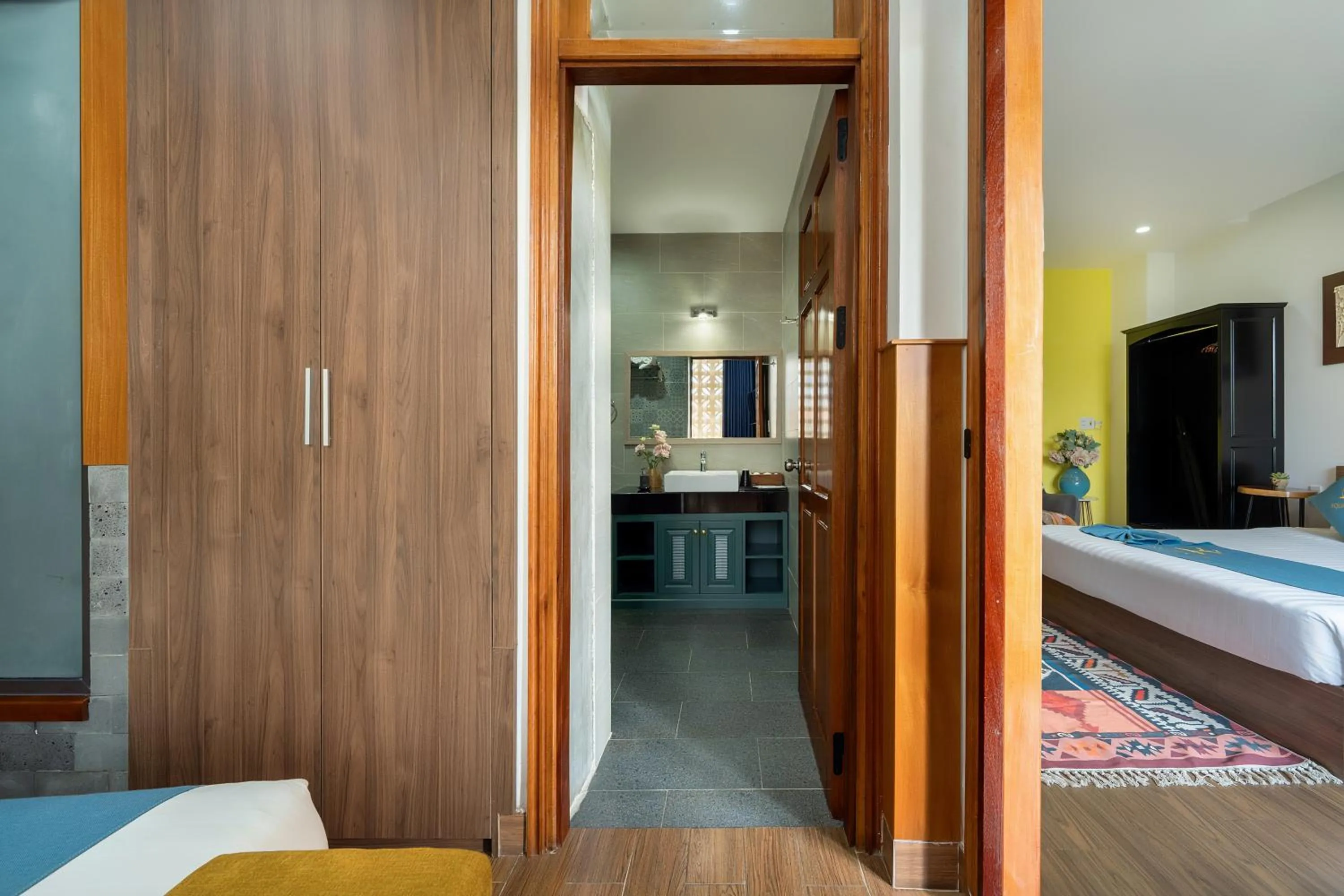 Bed in Square Villa Hoi An