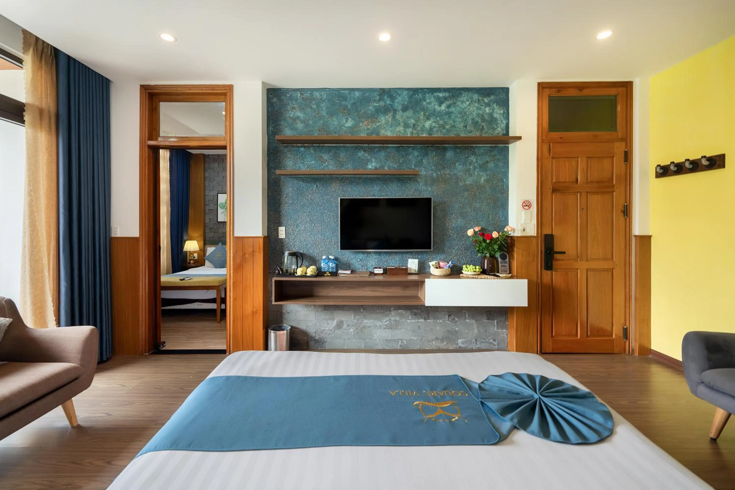 Bed in Square Villa Hoi An