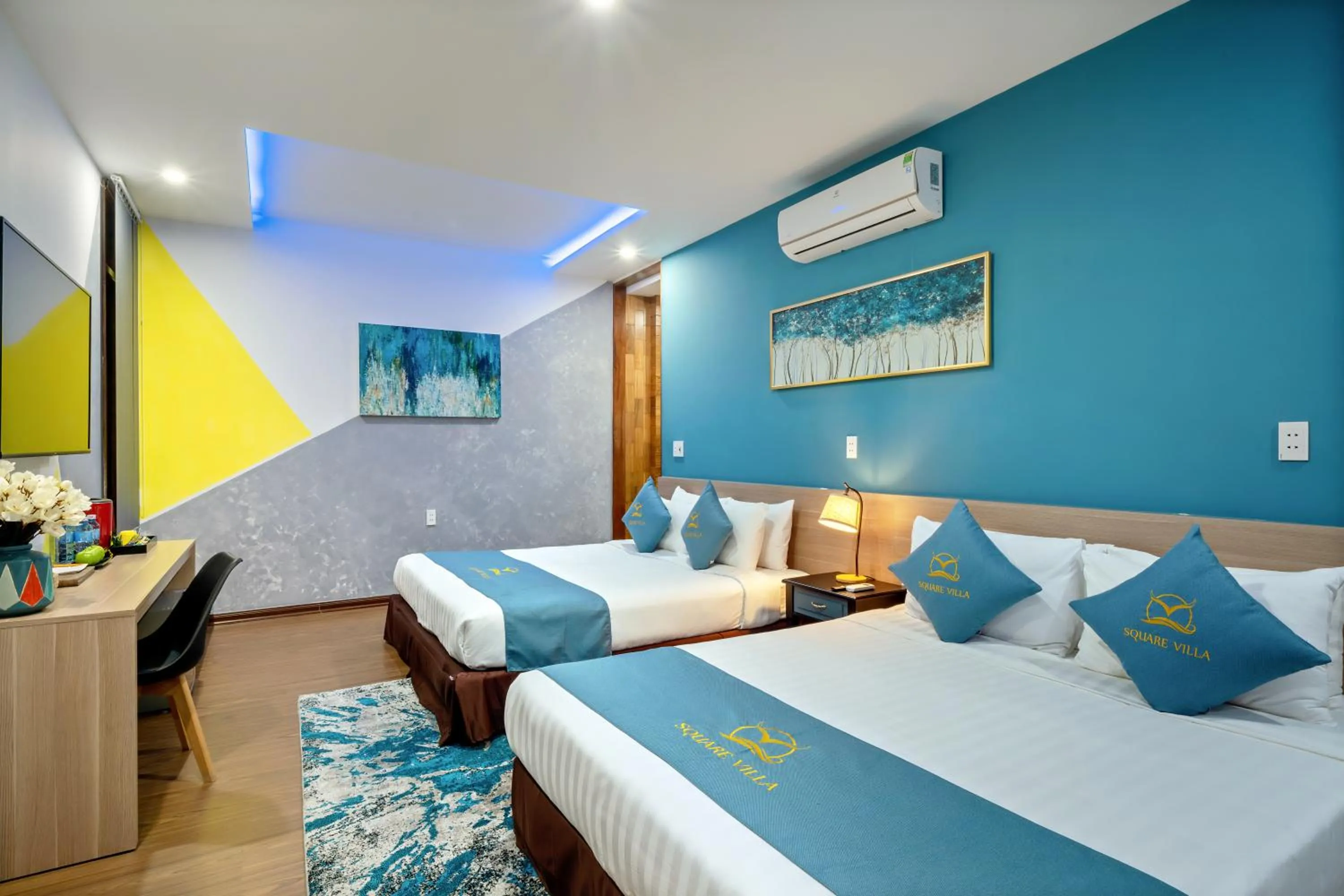 Bedroom, Bed in Square Villa Hoi An