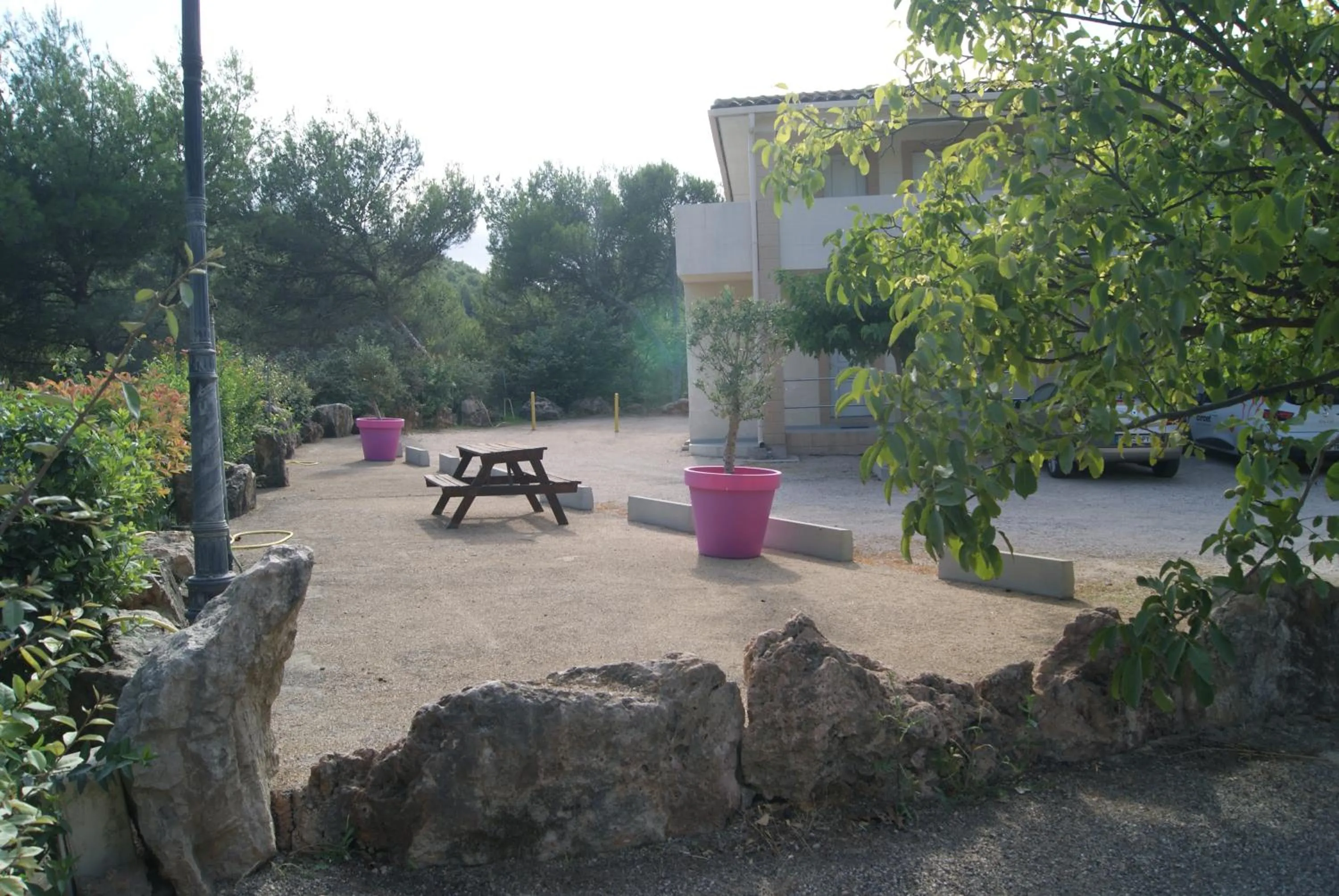 Garden in Appart'Hôtel Les Rochers