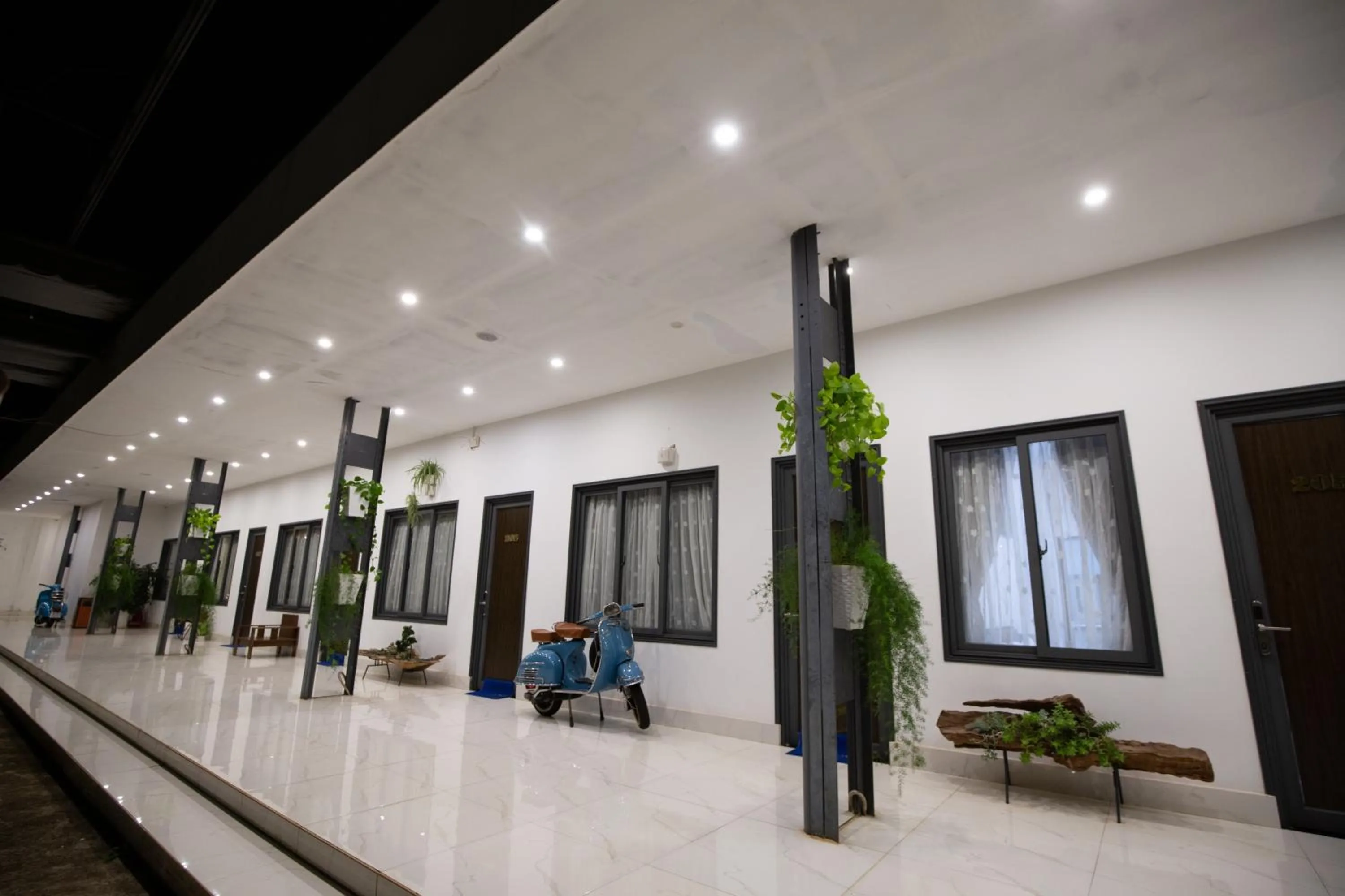 Garden in Nhat Quang Hotel