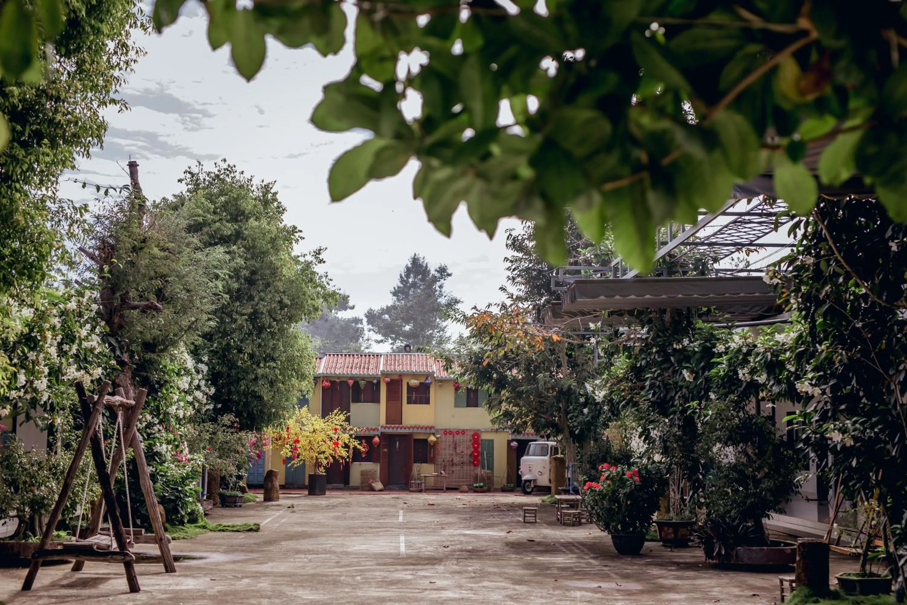 Garden in Nhat Quang Hotel